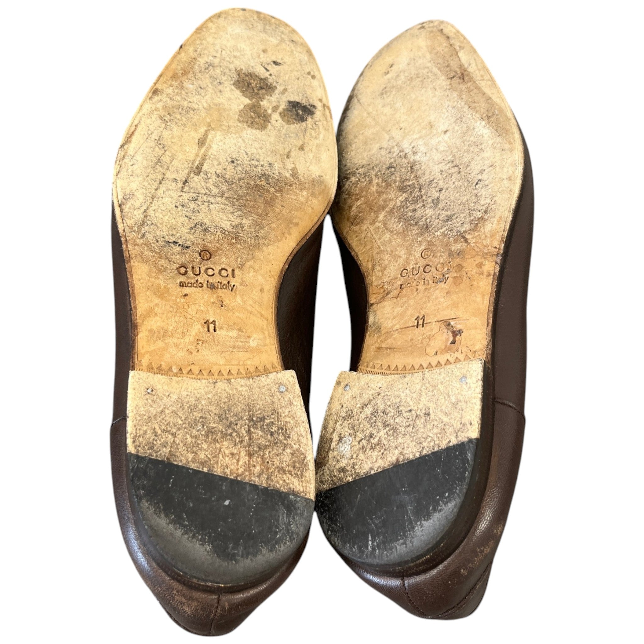 Men's Horsebit Loafers Brown Size EU 45 / UK 11