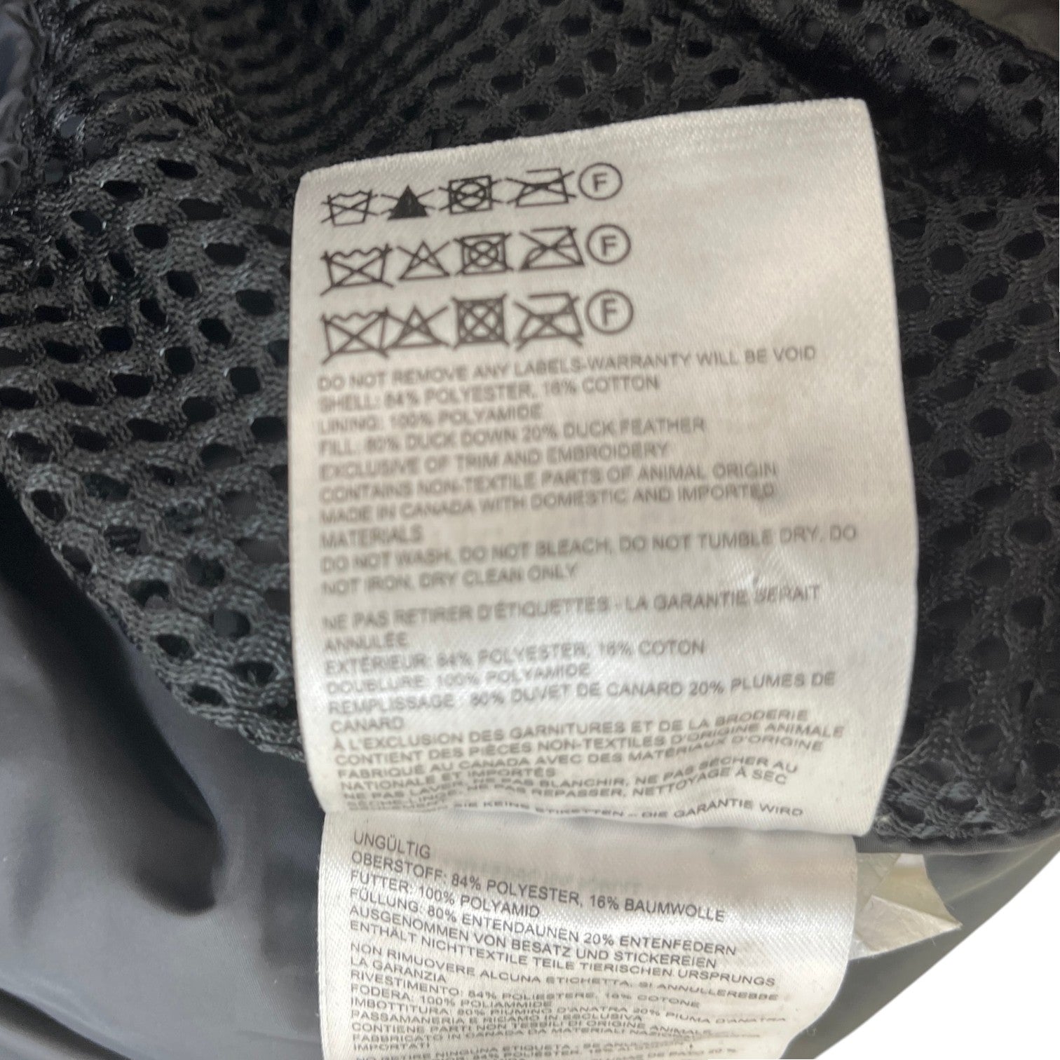 Men's Macmillan Down Jacket Grey Size M