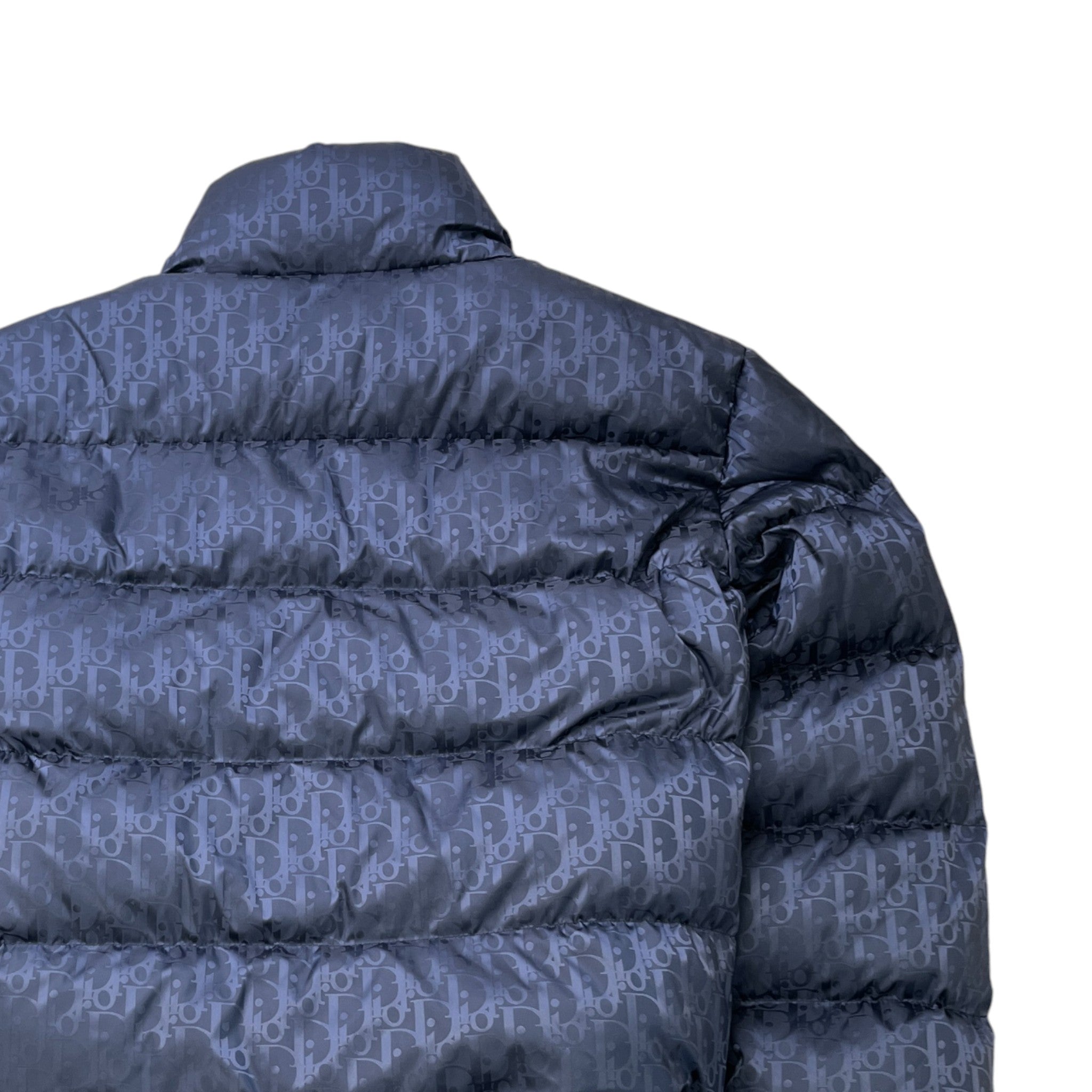 Men's Oblique Down Jacket Blue Size IT 52 / XL