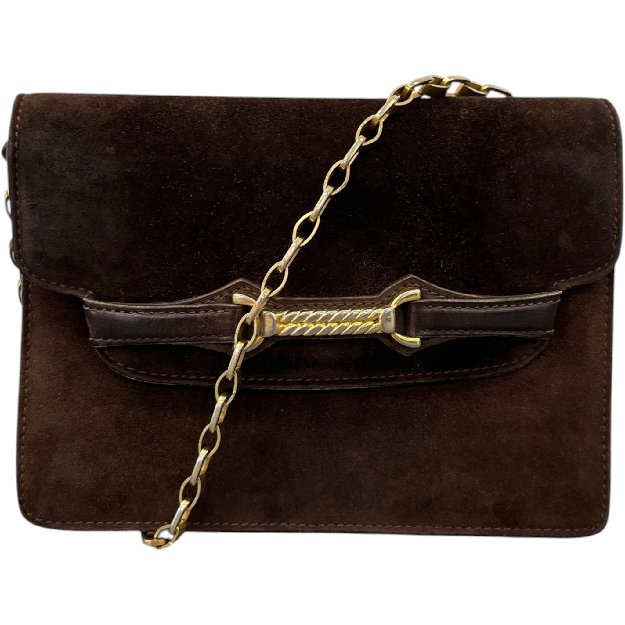 Women's Horsebit Crossbody Bag Brown