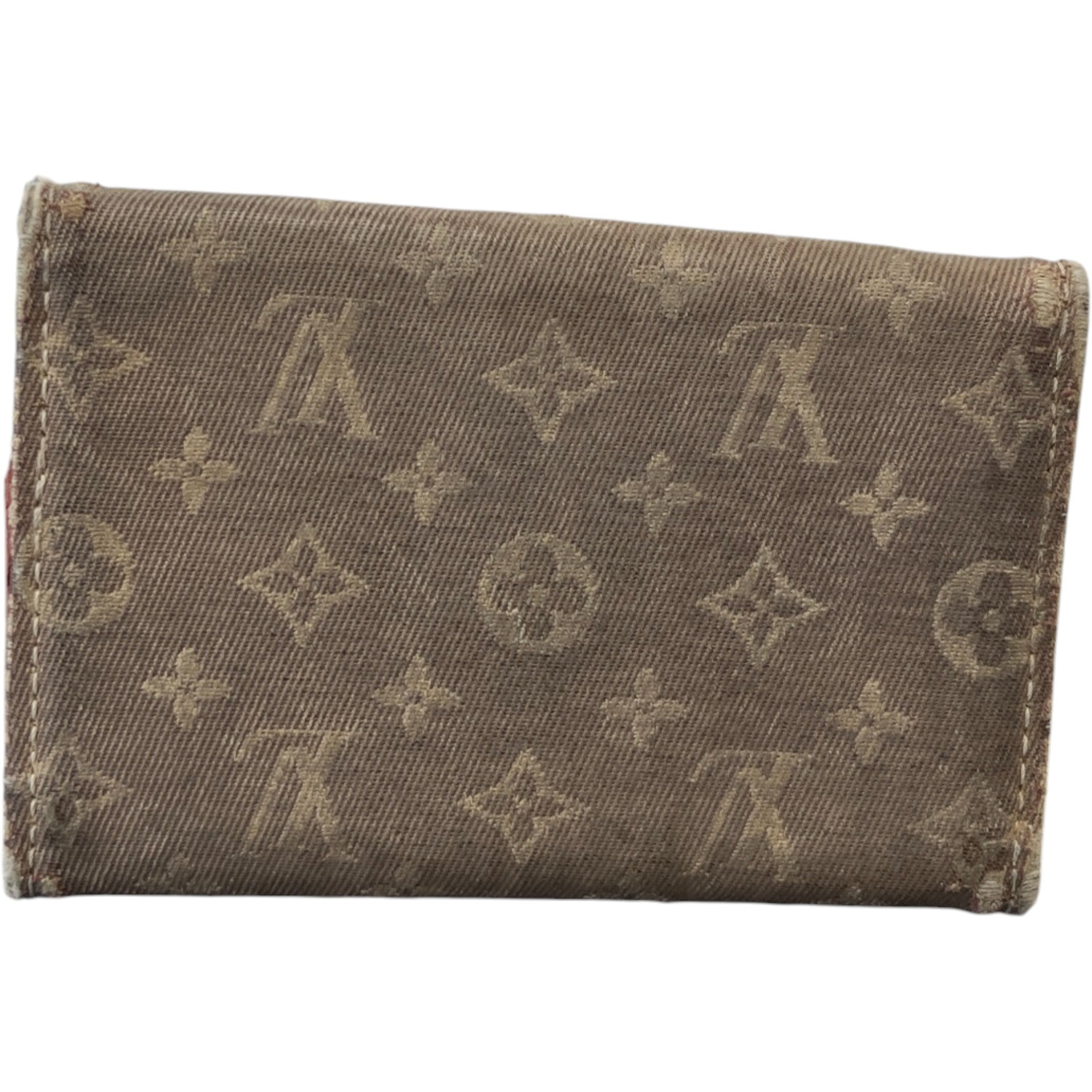 Men's Monogram Key Case Card Holder Beige
