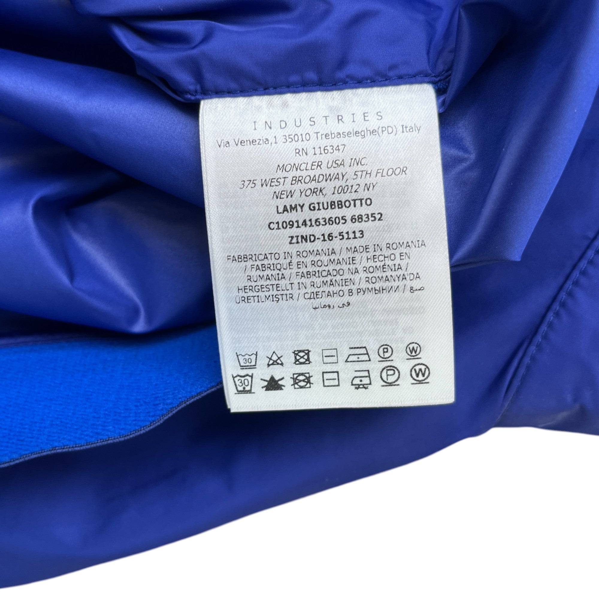 Men's Lamy Jacket Blue Size 2 / M