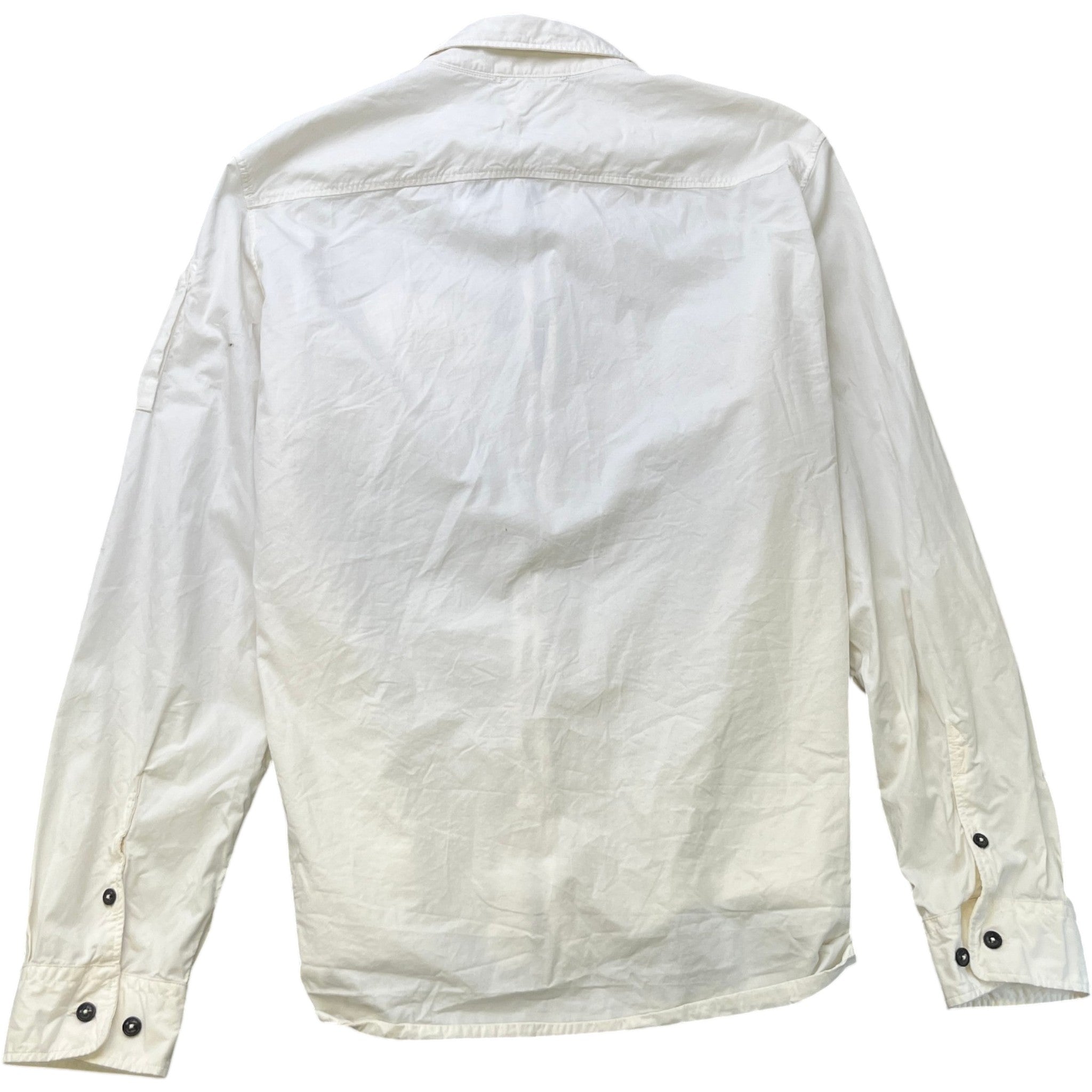 Men's Lens OverShirt Cream Size XXXL