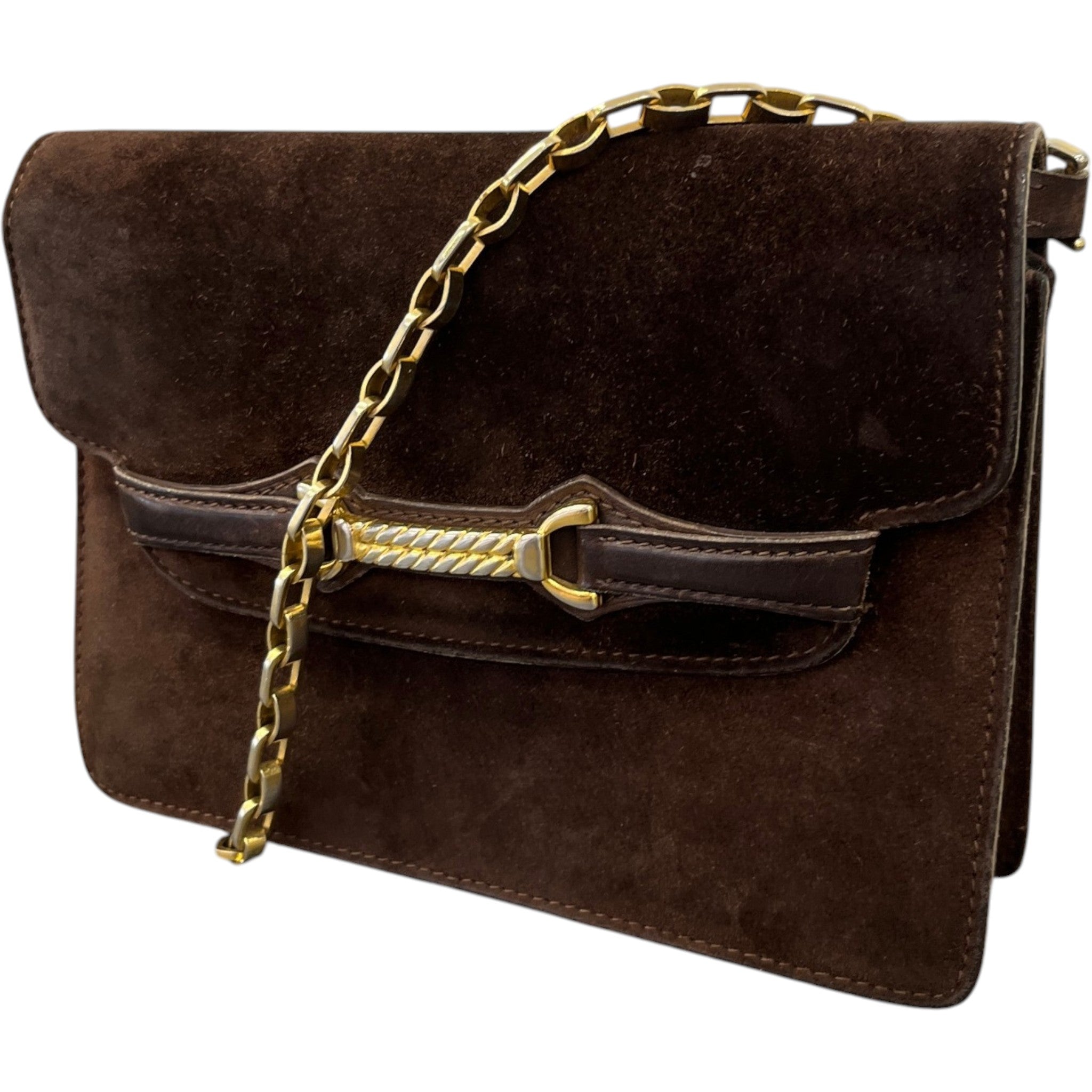 Women's Horsebit Crossbody Bag Brown