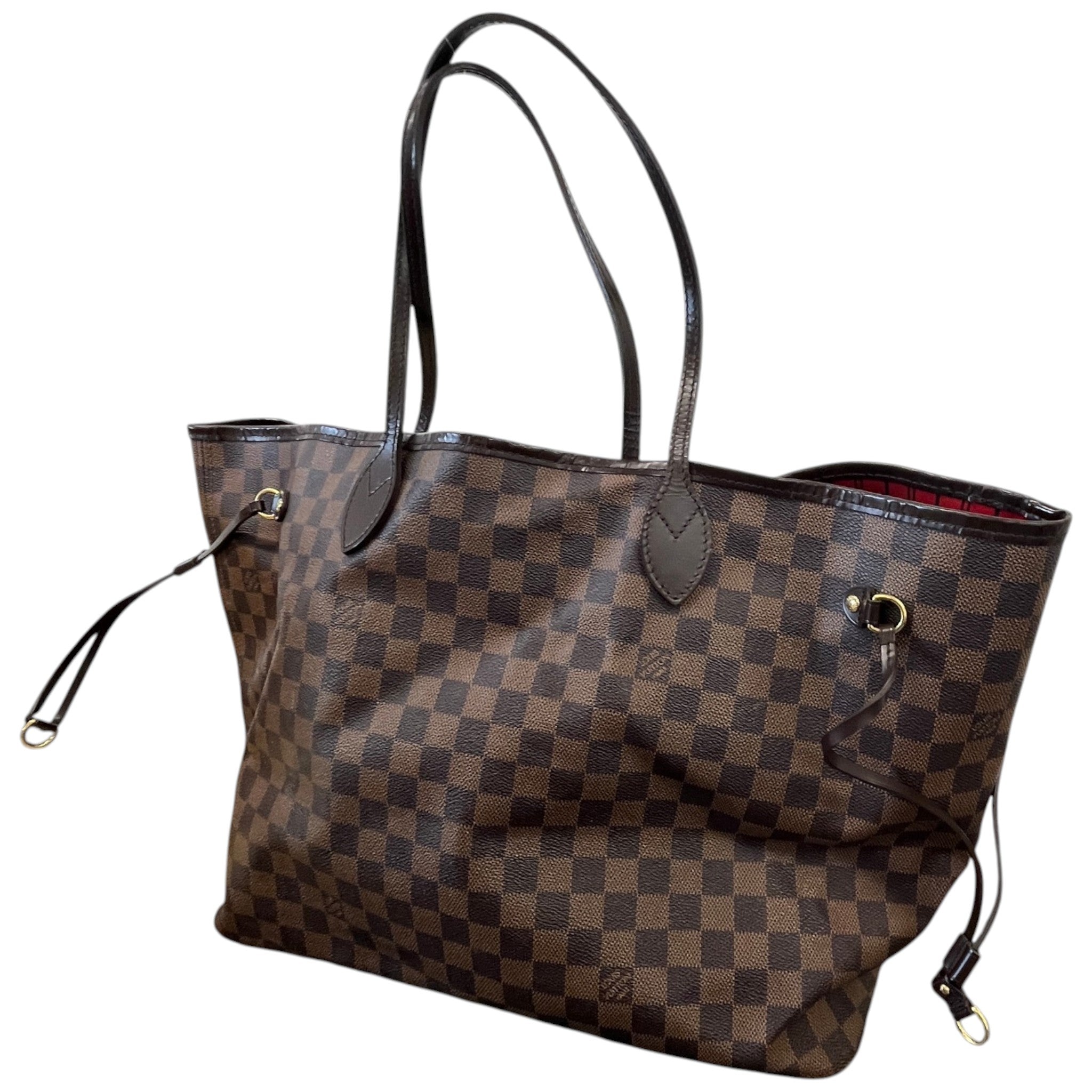 Women's Damier Ebene Neverfull Gm Bag Brown