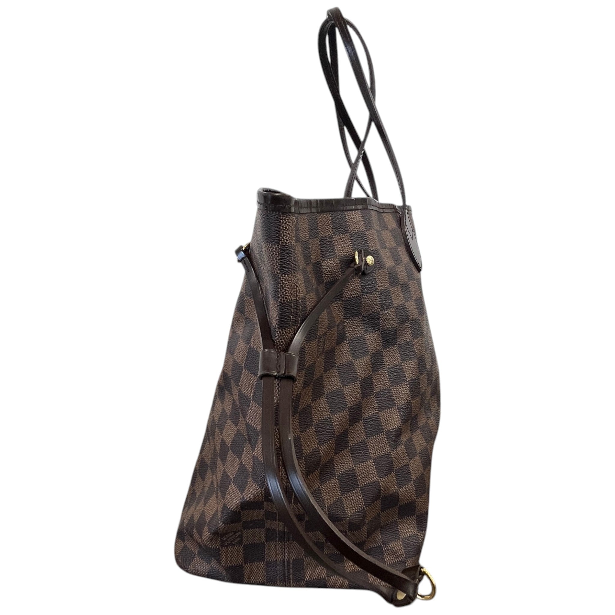 Women's Damier Ebene Neverfull Gm Bag Brown