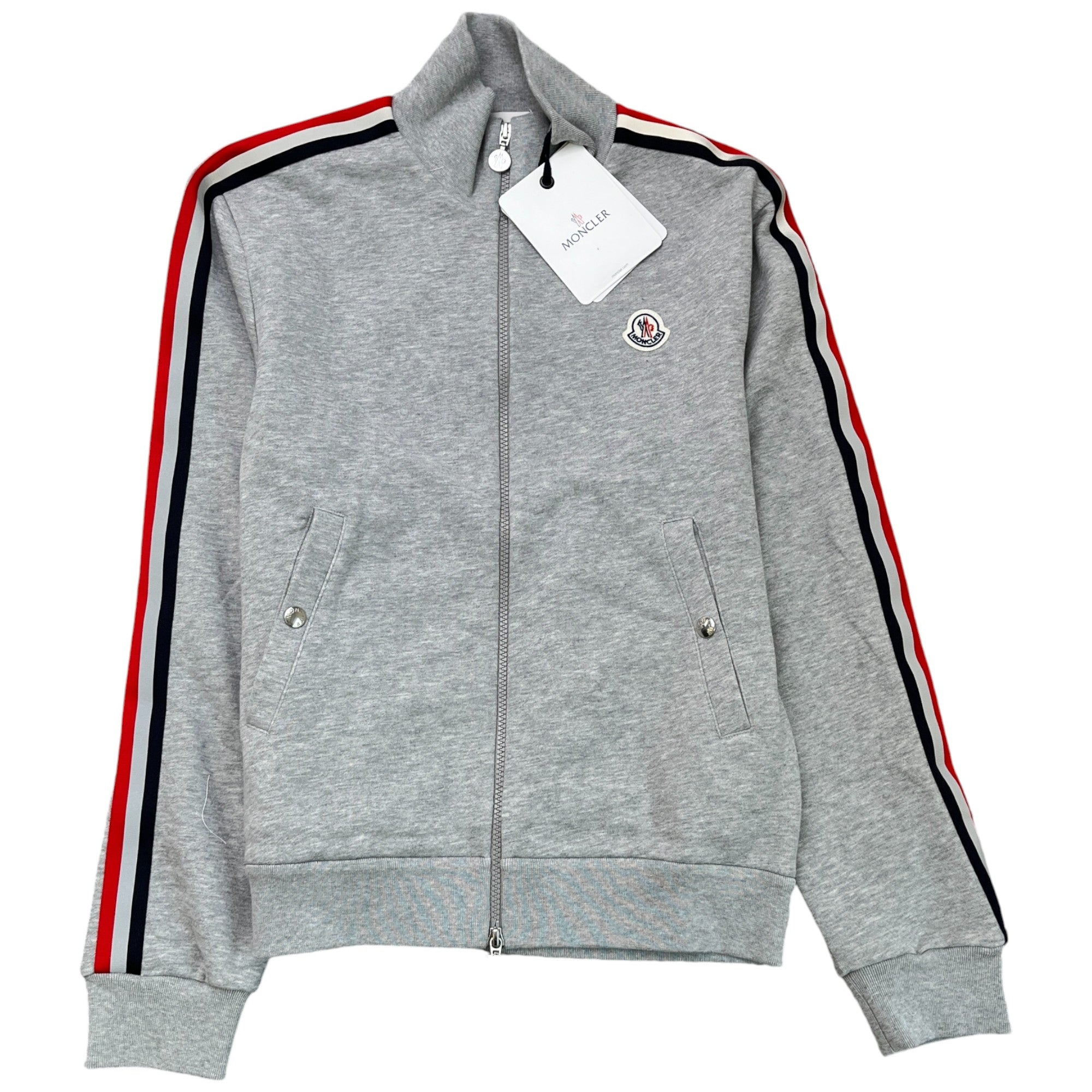 Men's Maglia Stripe Track Jacket Grey Size M
