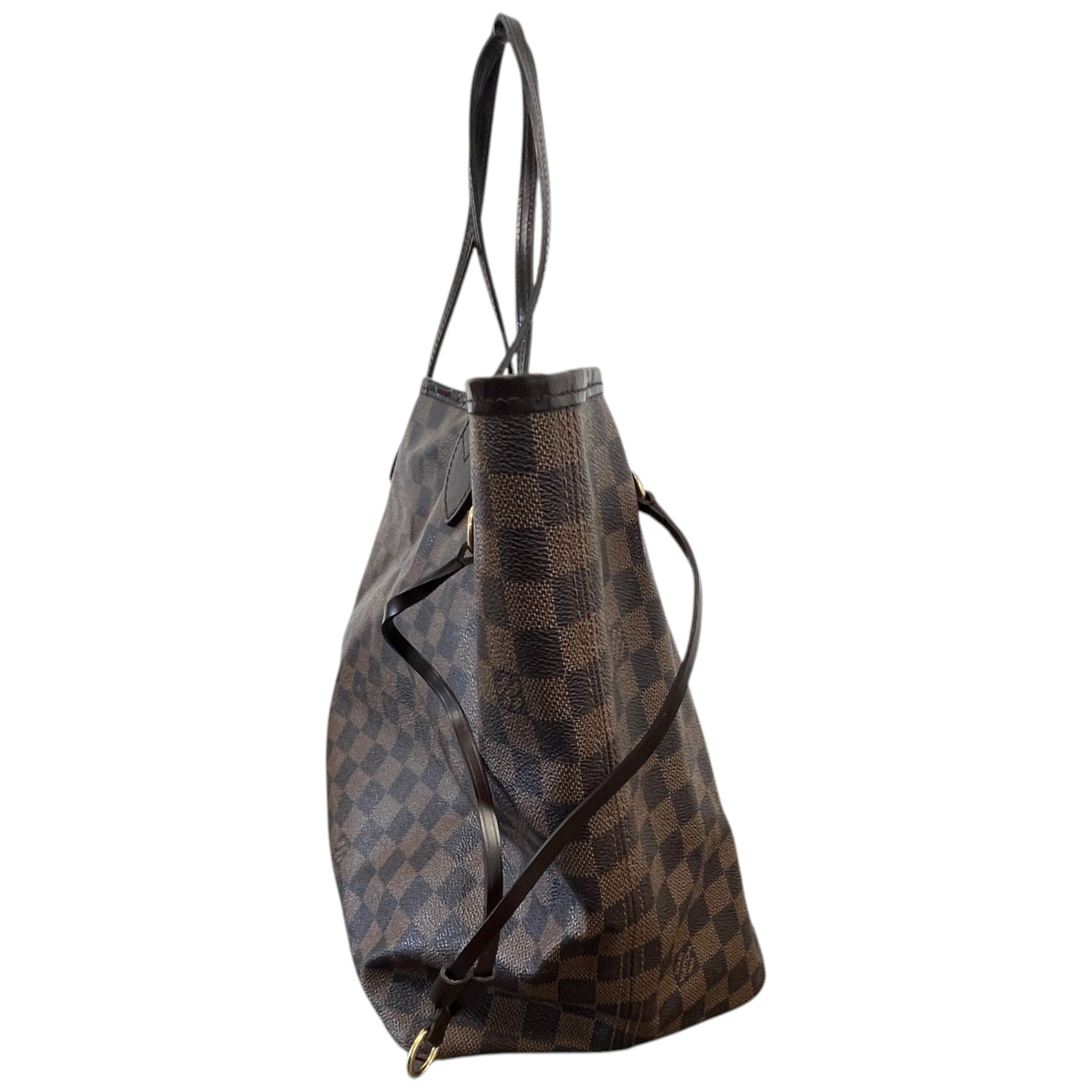 Women's Damier Ebene Neverfull Gm Bag Brown