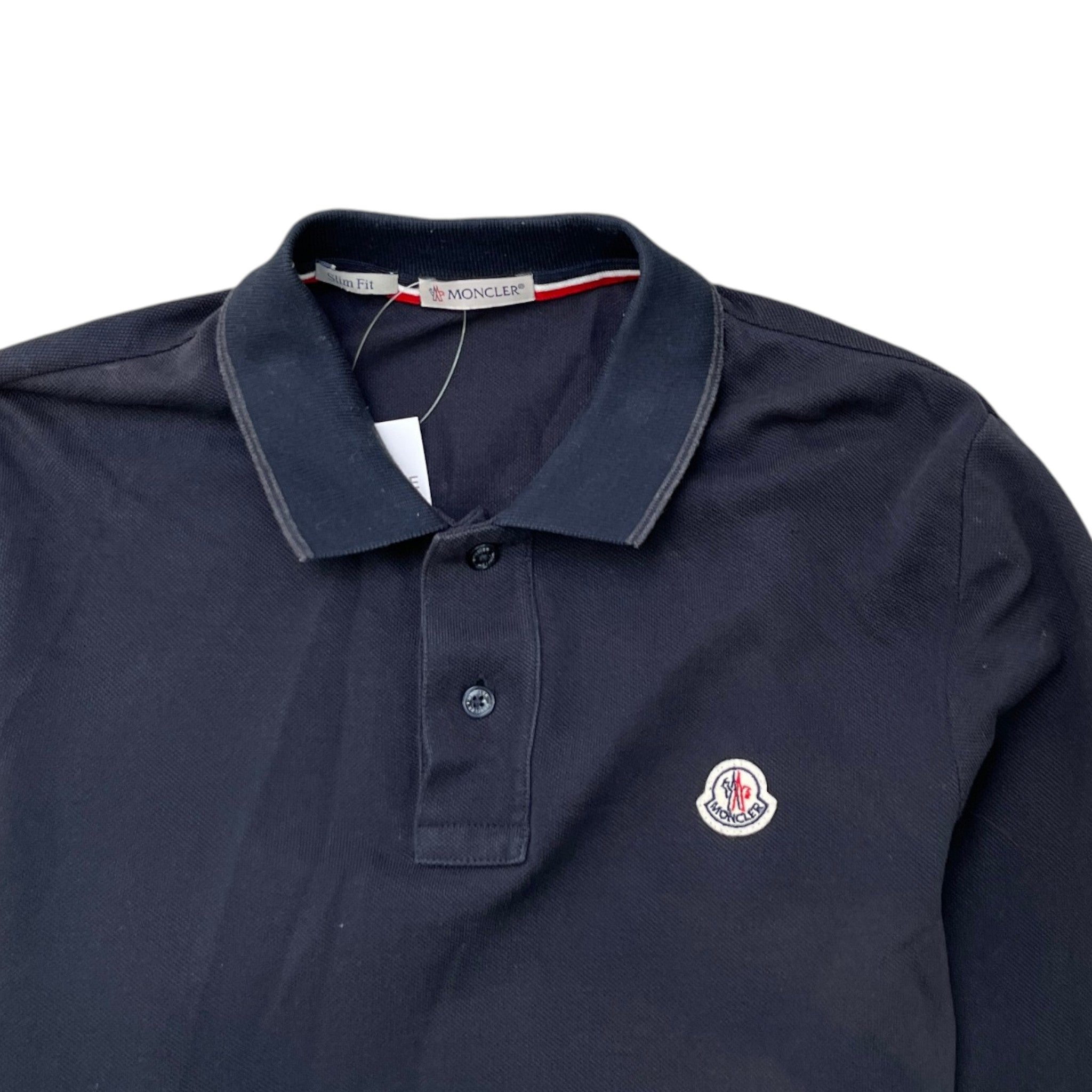 Men's Maglia Polo Shirt Navy Size S