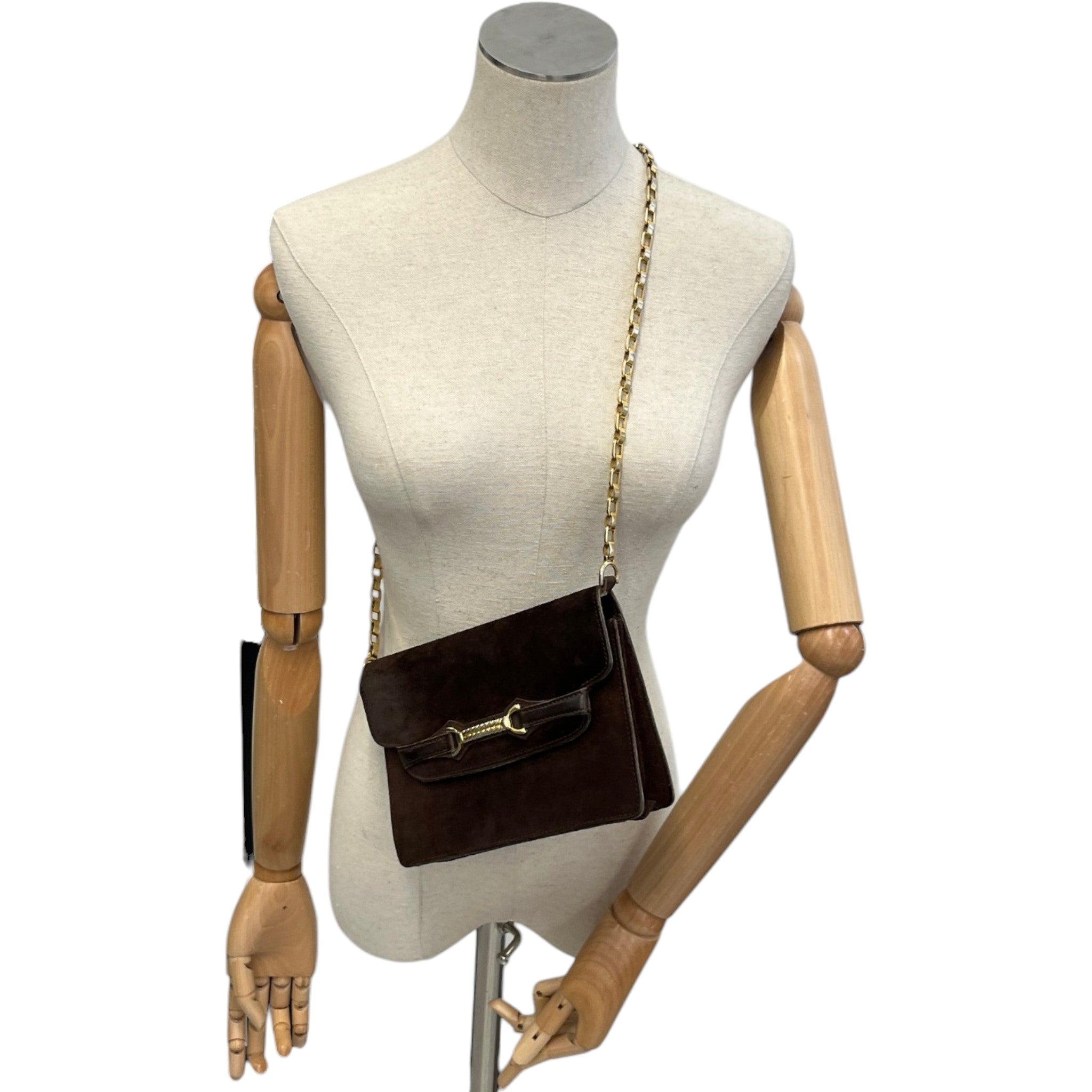 Women's Horsebit Crossbody Bag Brown