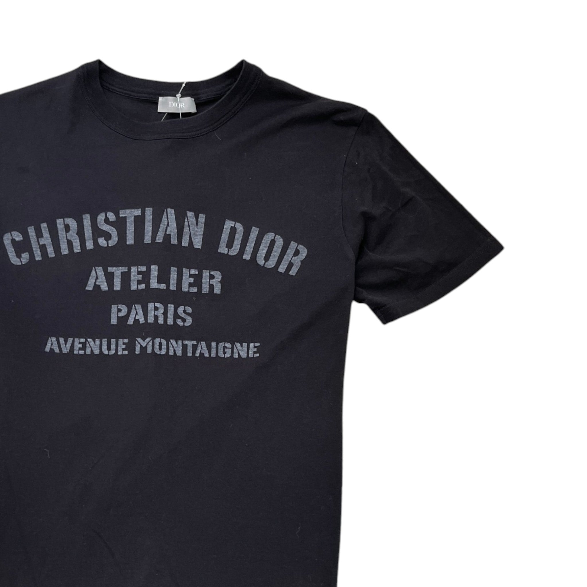 Men's Logo Print T-Shirt Black Size S