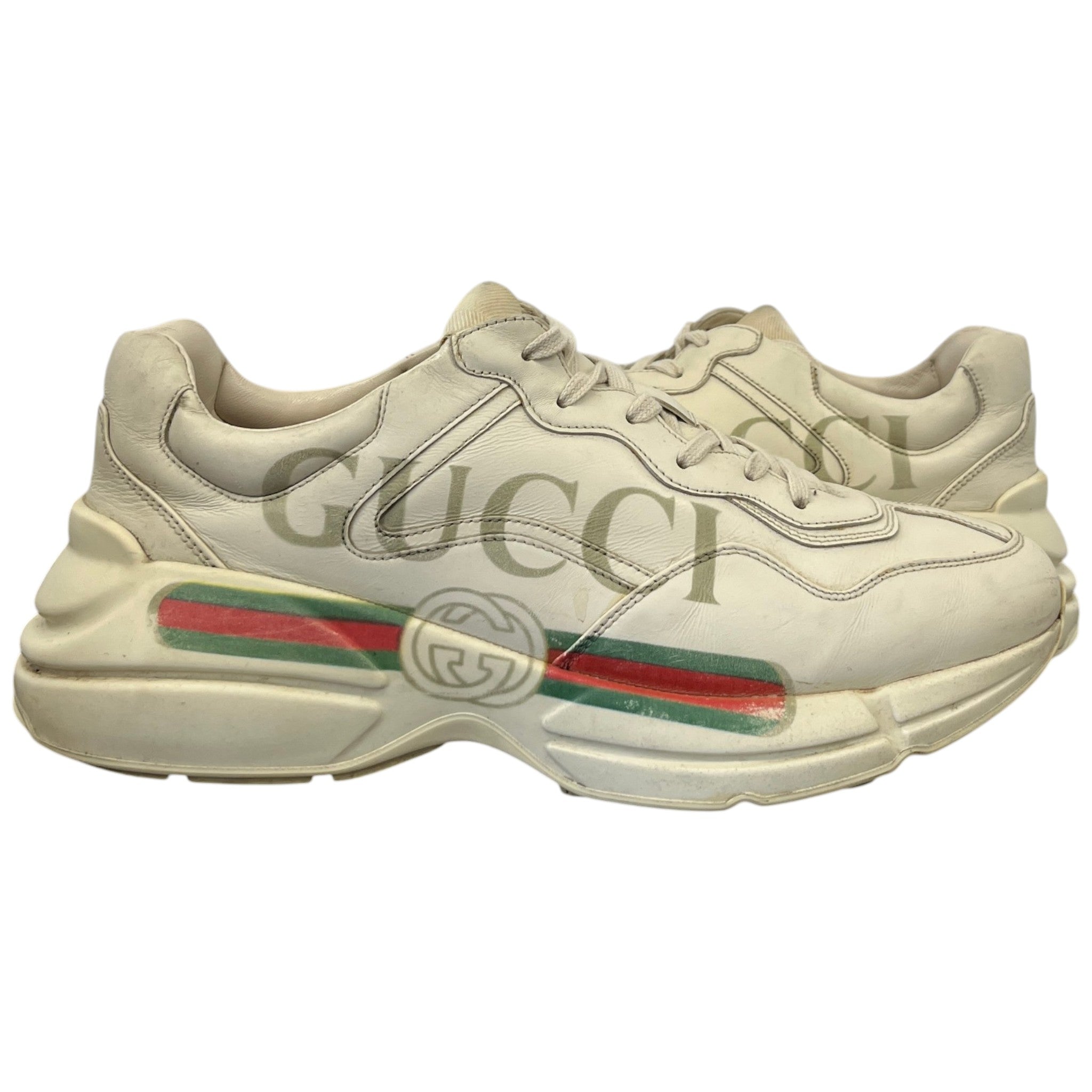 Men's Rhyton Low Trainers Beige Size EU 44 / UK 10