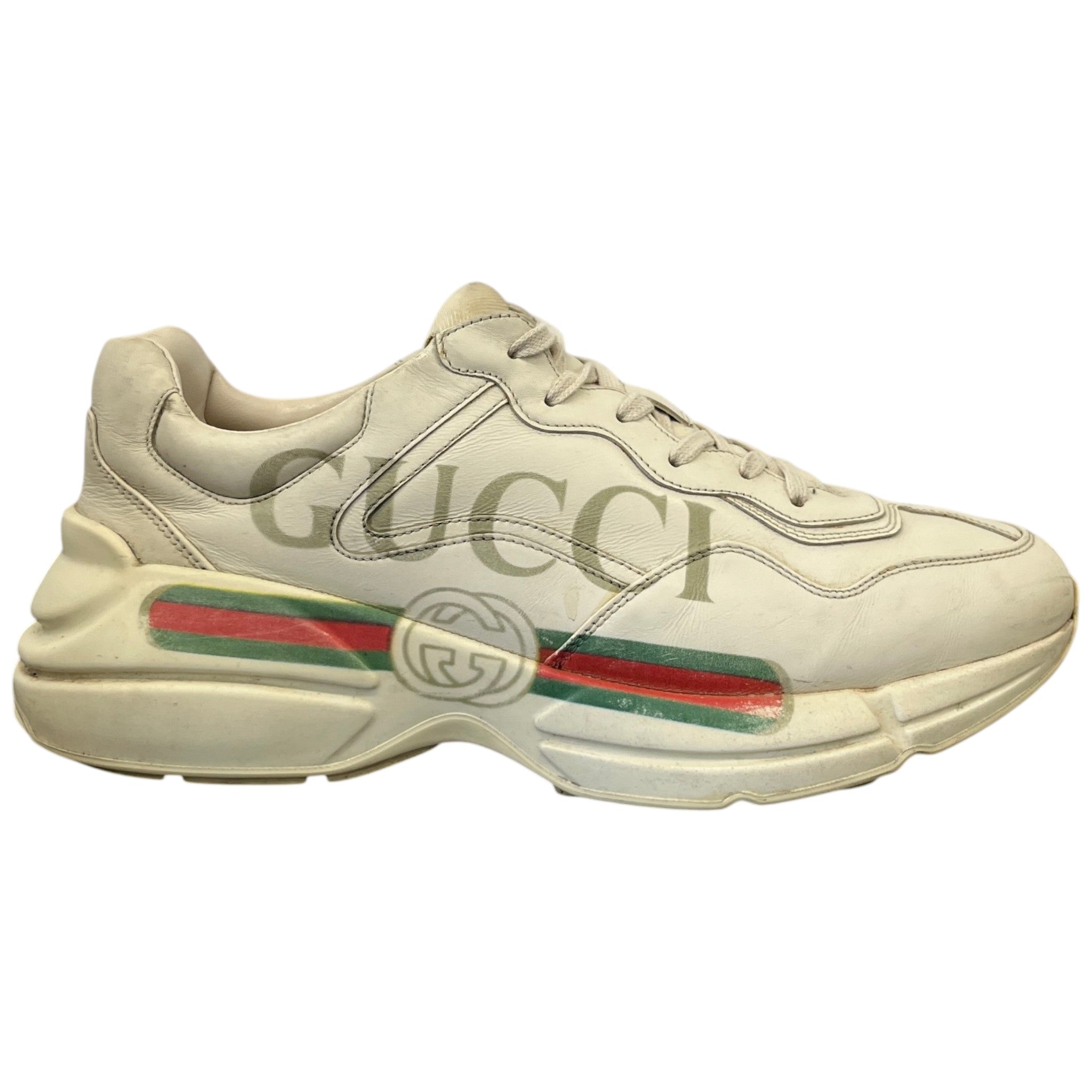 Men's Rhyton Low Trainers Beige Size EU 44 / UK 10