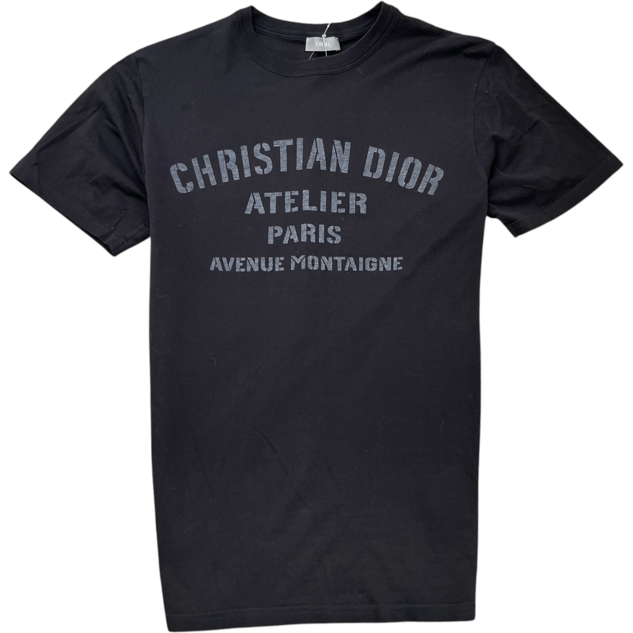Men's Logo Print T-Shirt Black Size S