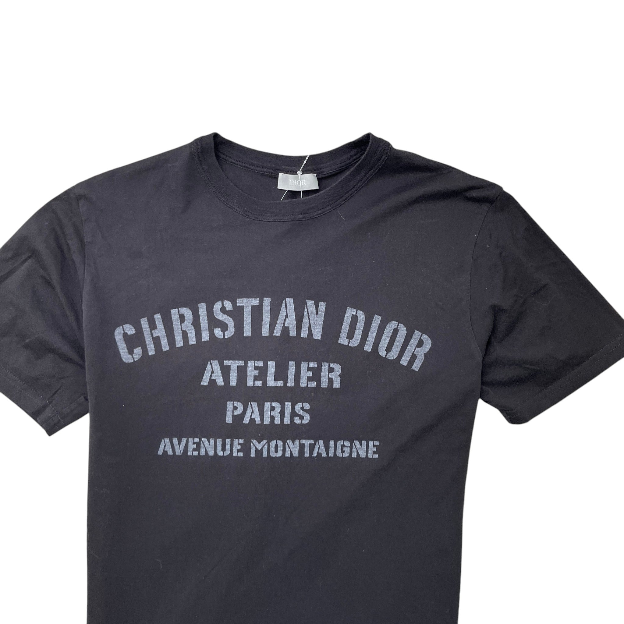 Men's Logo Print T-Shirt Black Size S