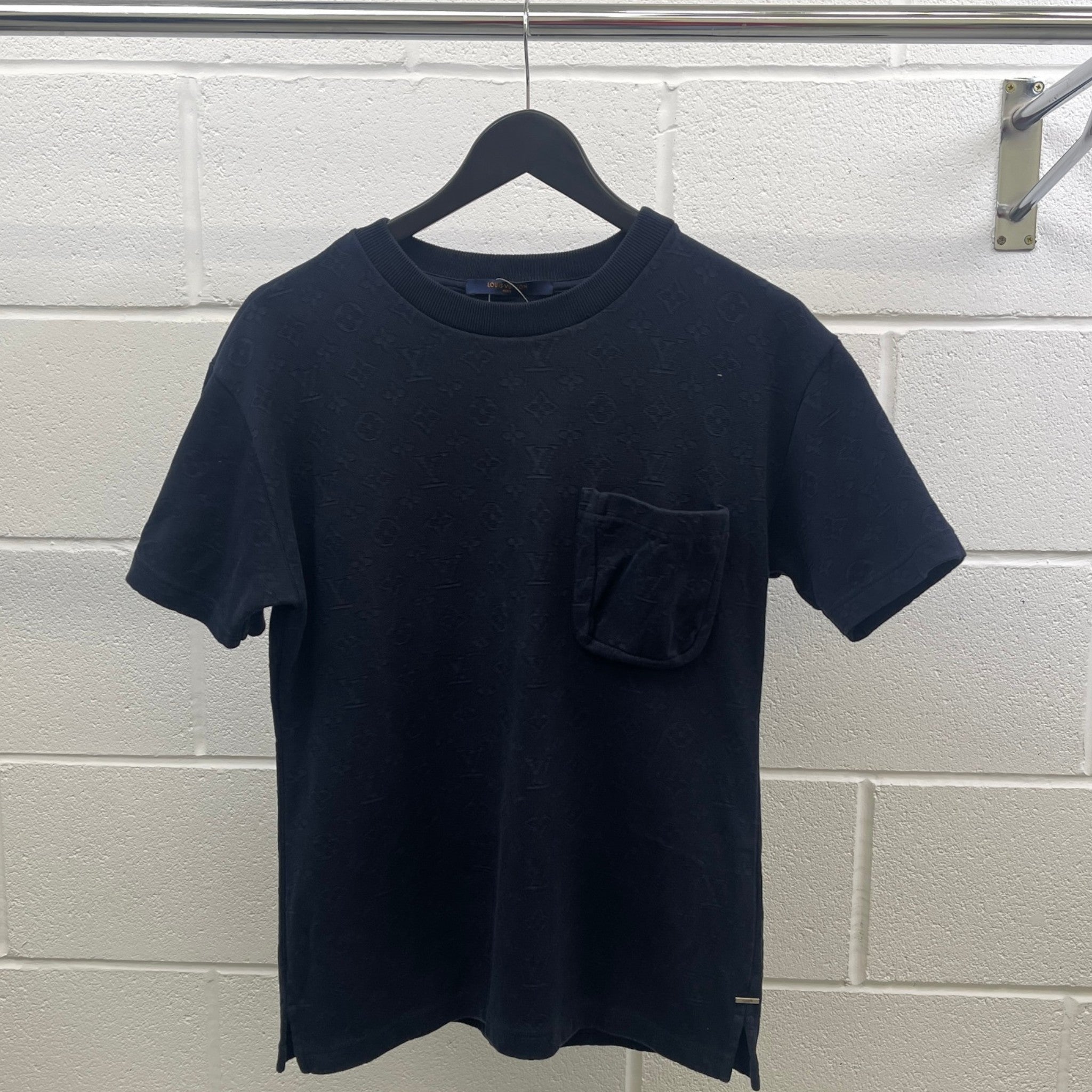 Men's Monogram T-Shirt Navy Size XS