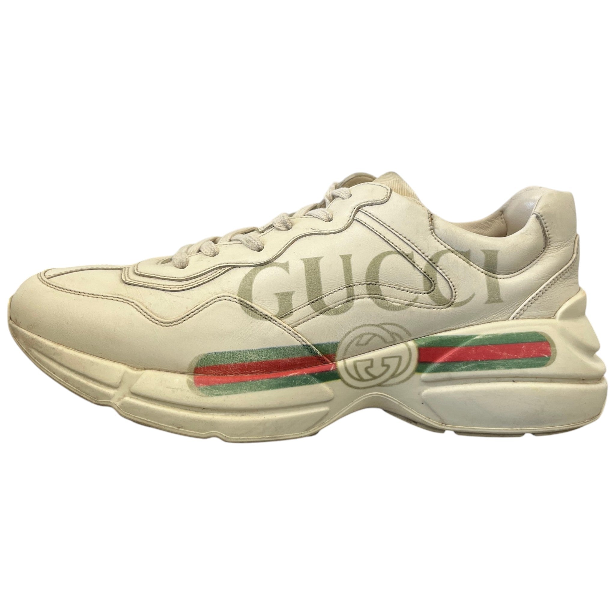Men's Rhyton Low Trainers Beige Size EU 44 / UK 10