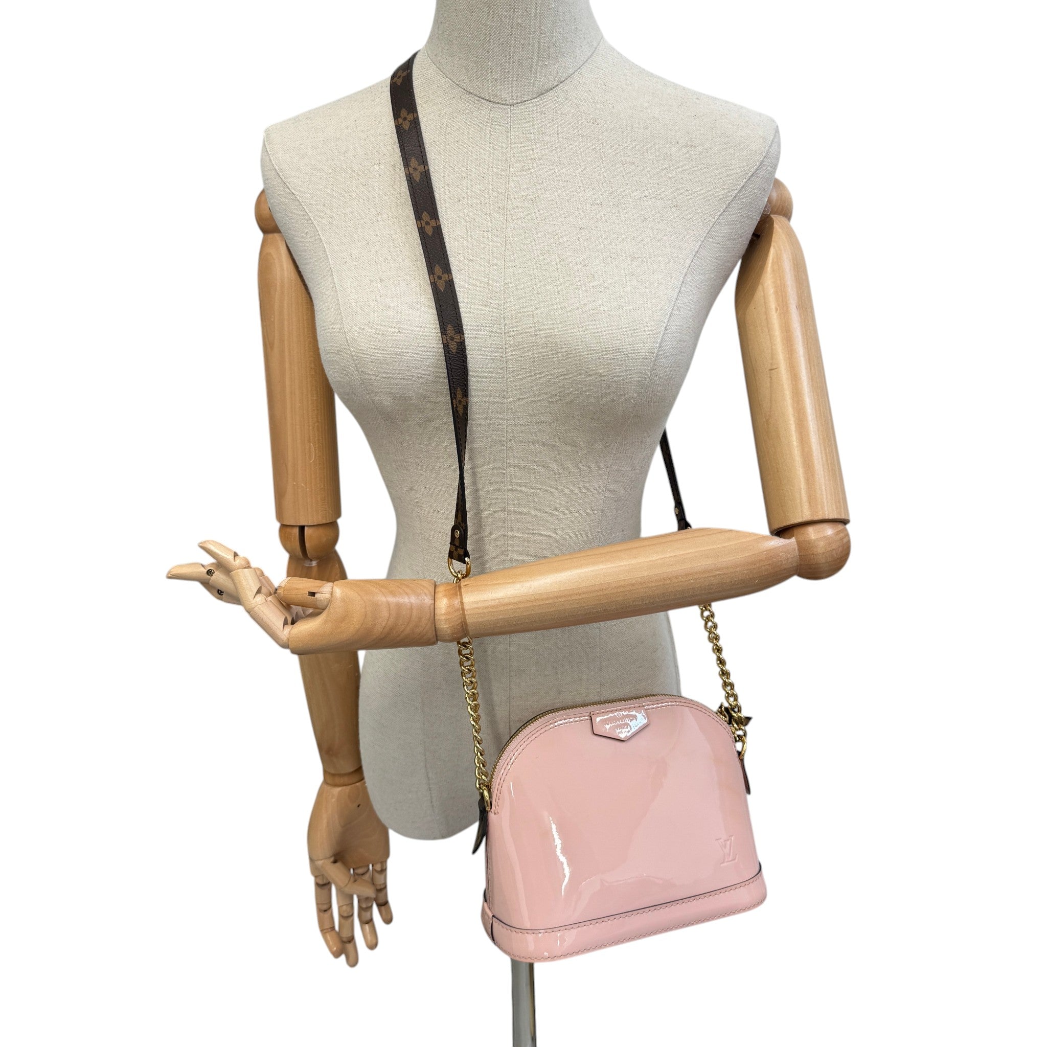Women's Vernis Alma Mini Chain Bag Pink
