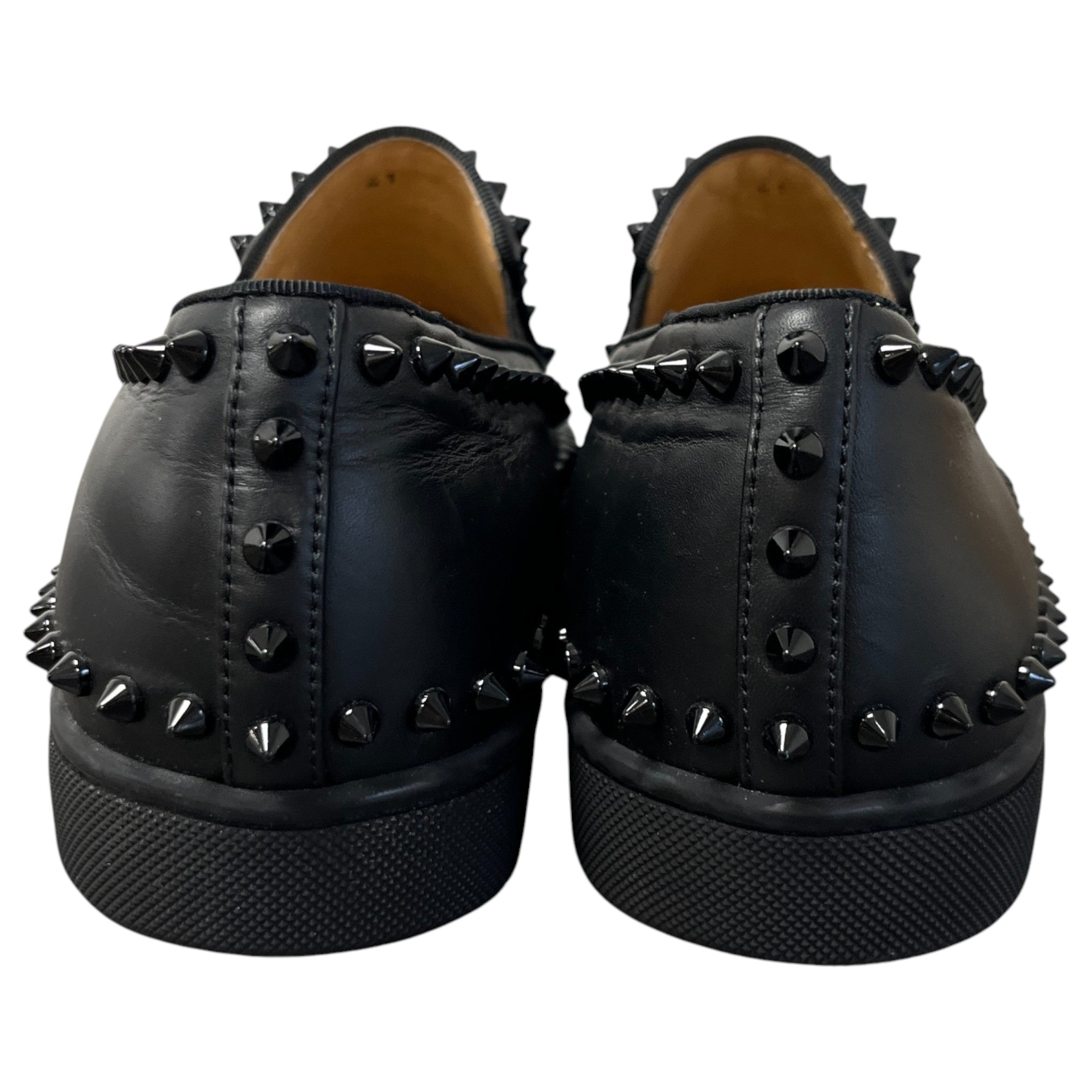 Men's Pik Boat Flat Loafers Black Size EU 41 / UK 7