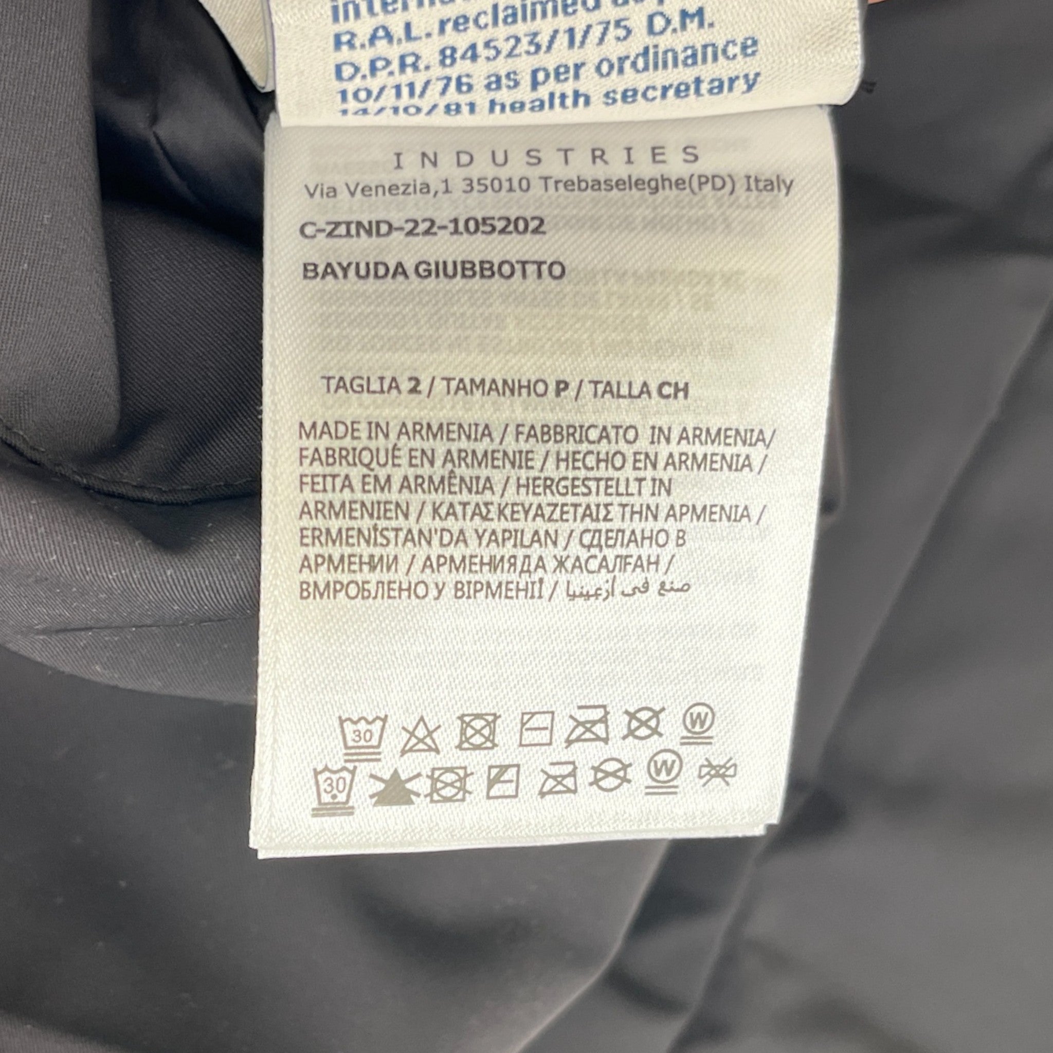 Men's Bayuda Down Jacket Black Size 2 / M