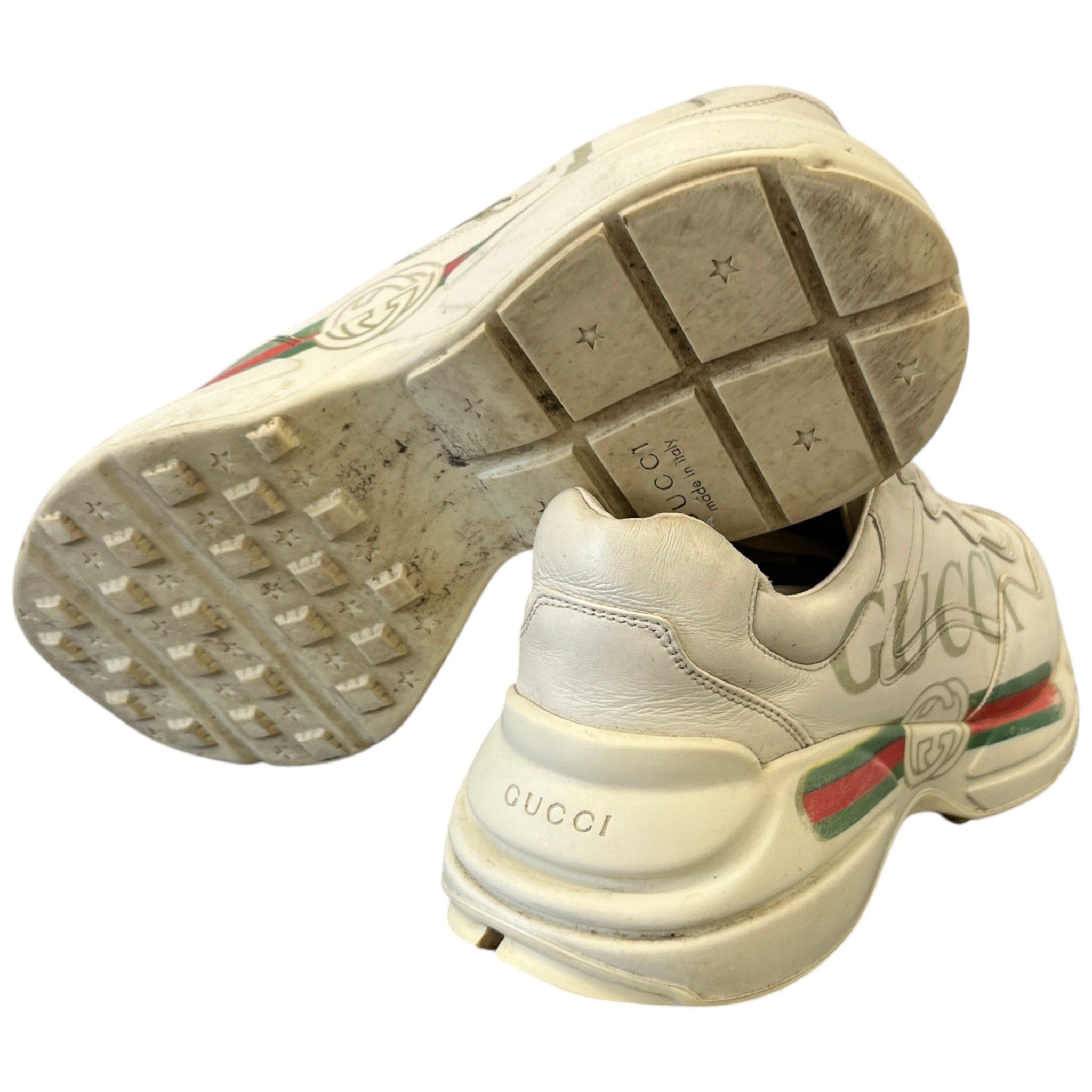 Men's Rhyton Low Trainers Beige Size EU 44 / UK 10