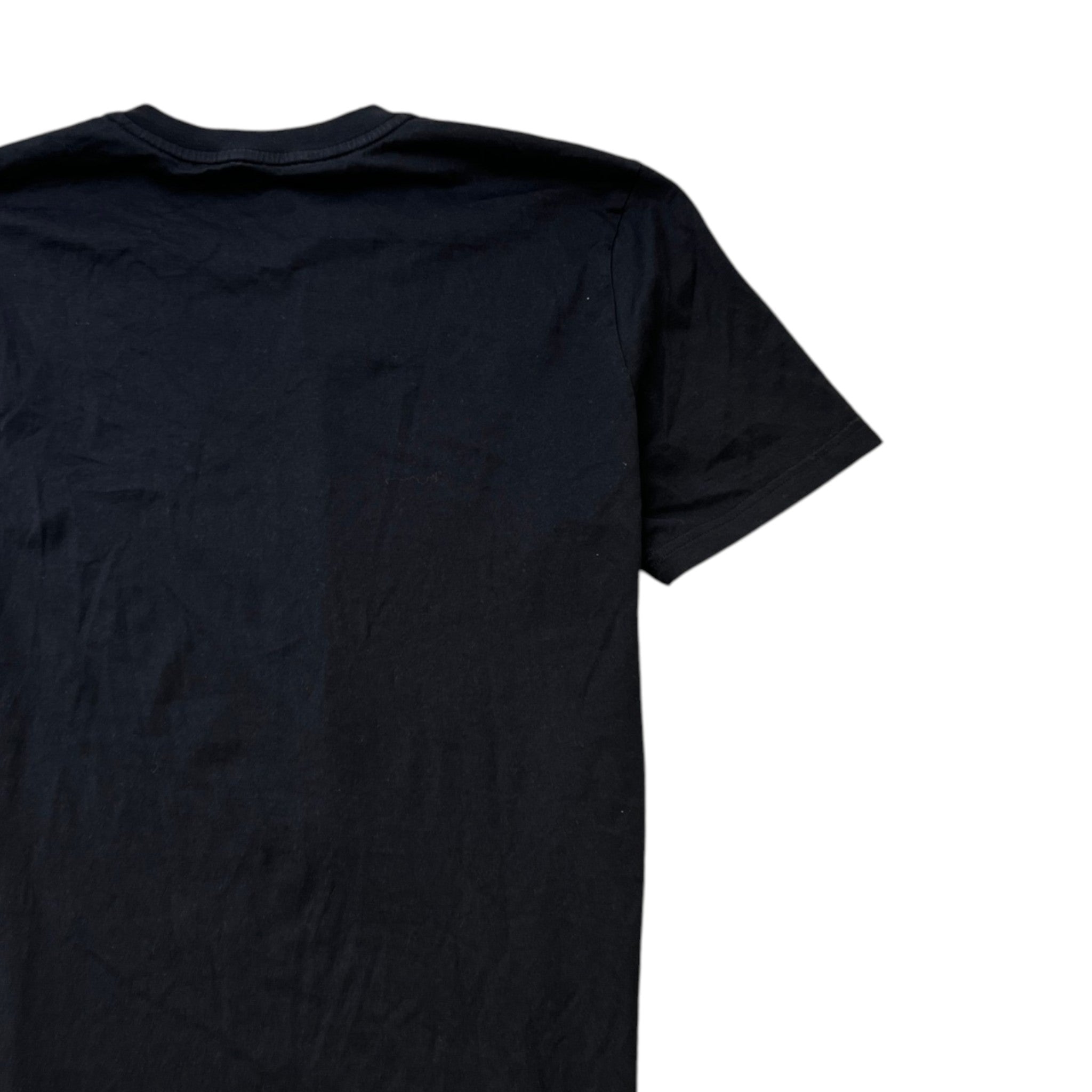 Men's Distressed Logo Top Black Size M