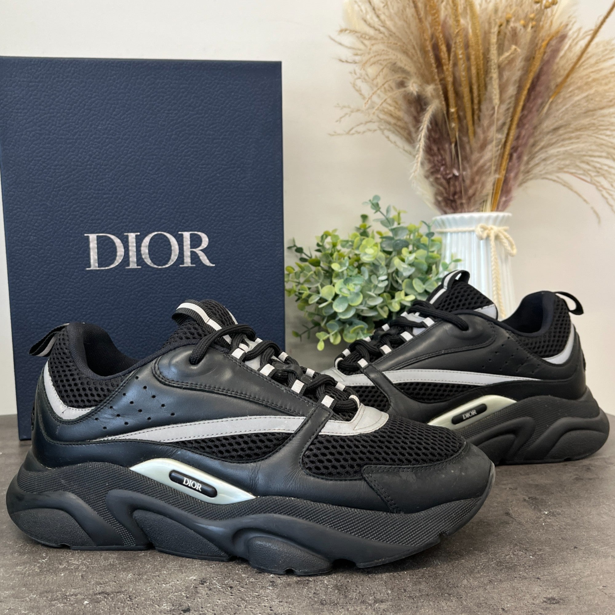 Men's B22 Low Trainers Black Size EU 42 / UK 8