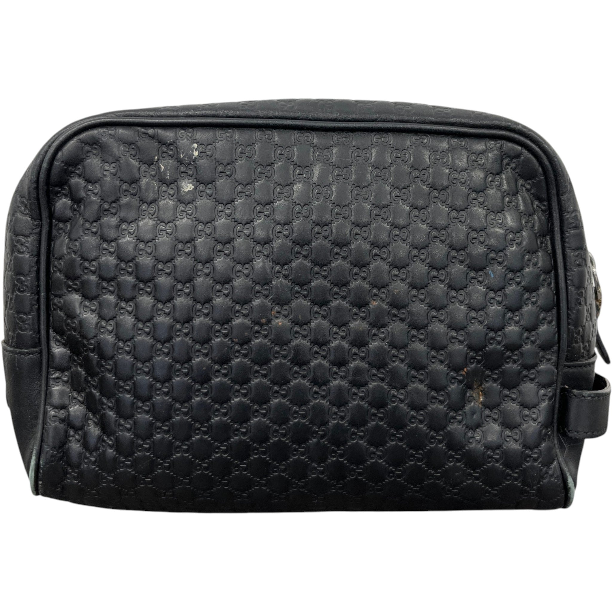 Men's Microguccissima Toiletry Bag Black