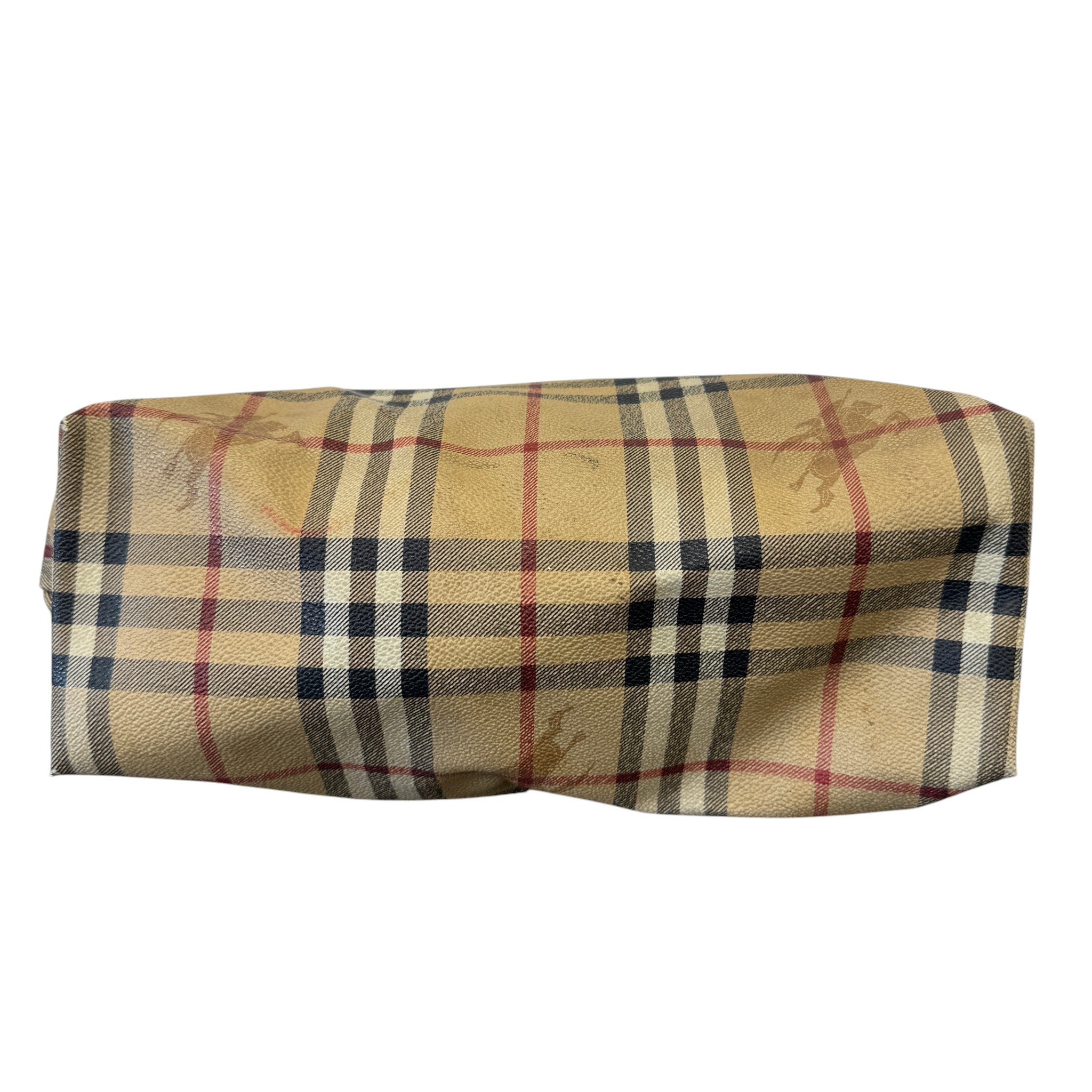 Men's Checkered Bag Beige