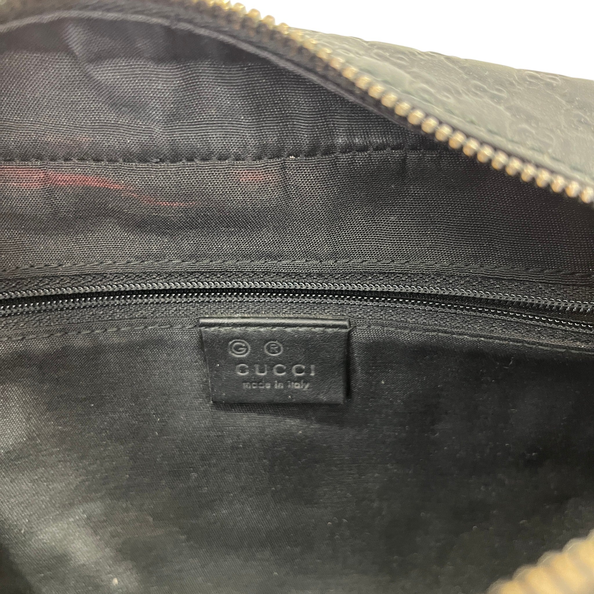 Men's Microguccissima Toiletry Bag Black