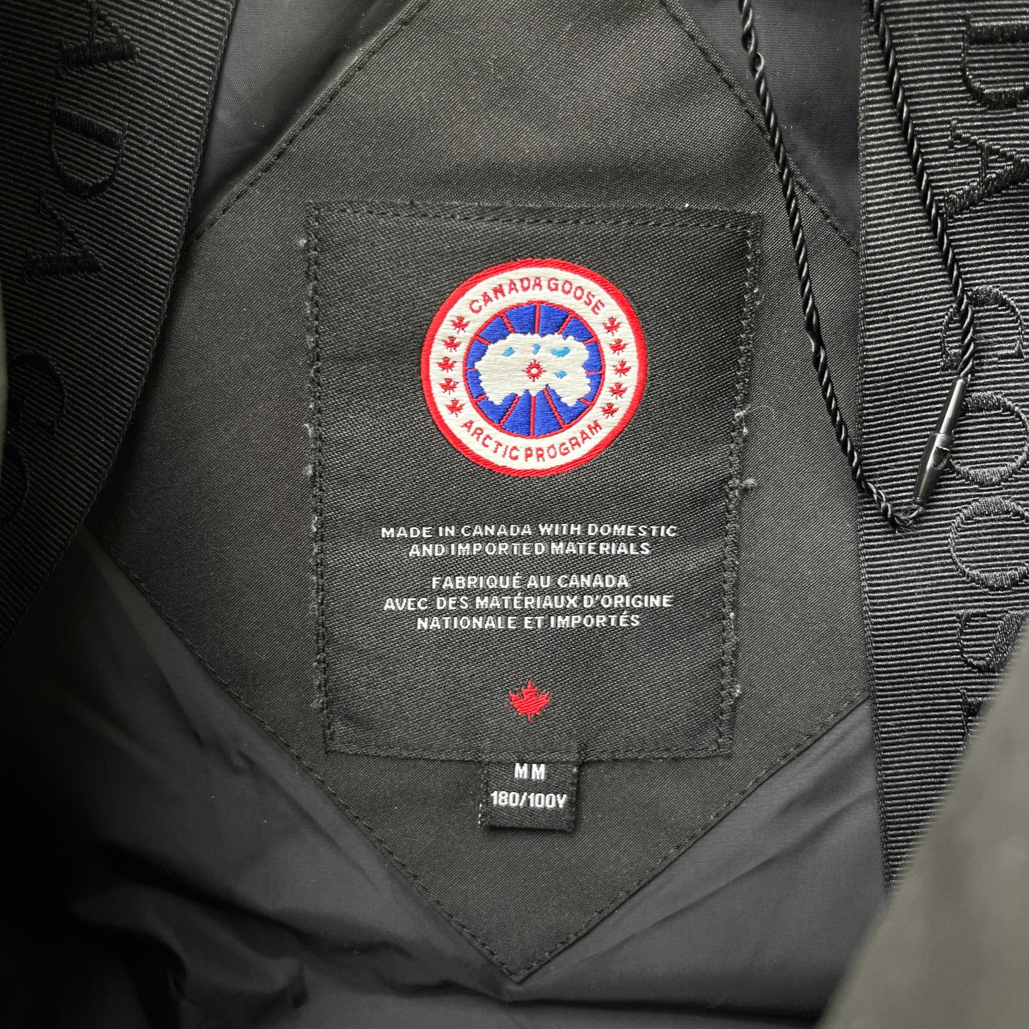 Men's Chilliwack Bomber Down Jacket Black Size M