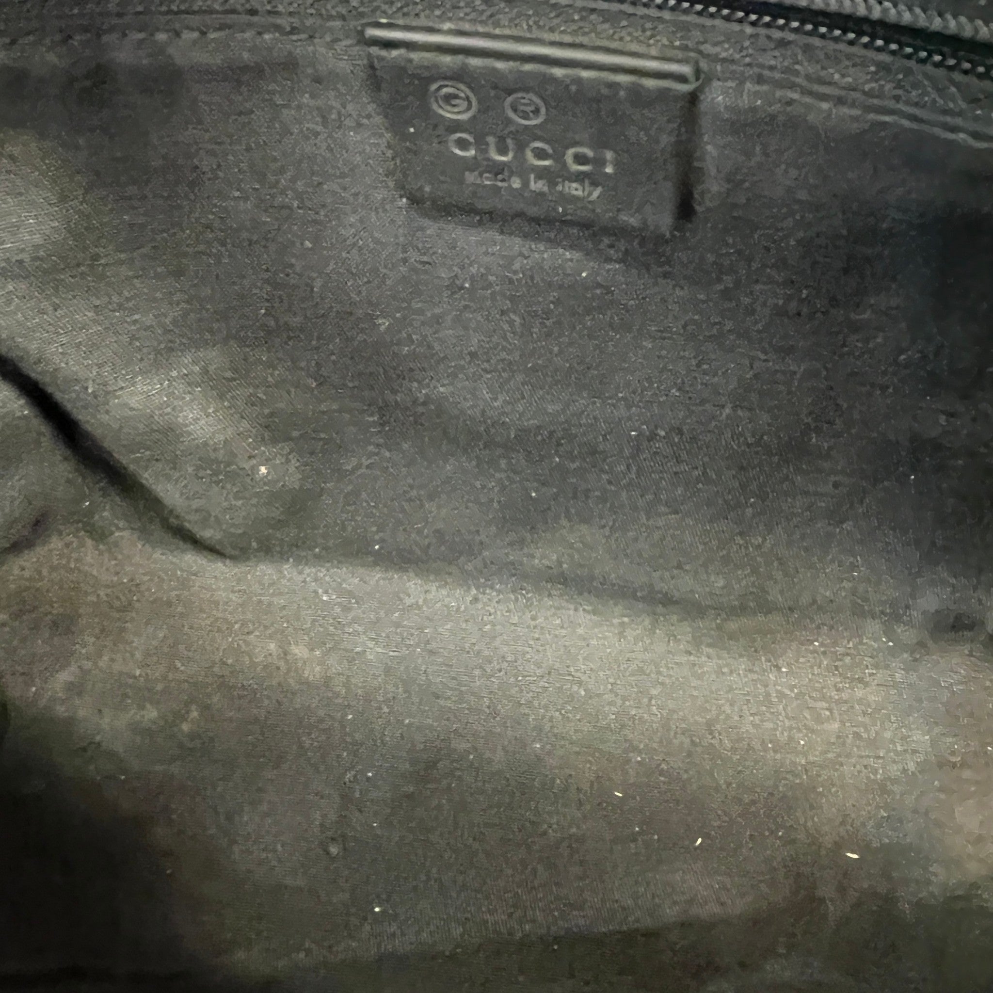 Men's Microguccissima Toiletry Bag Black