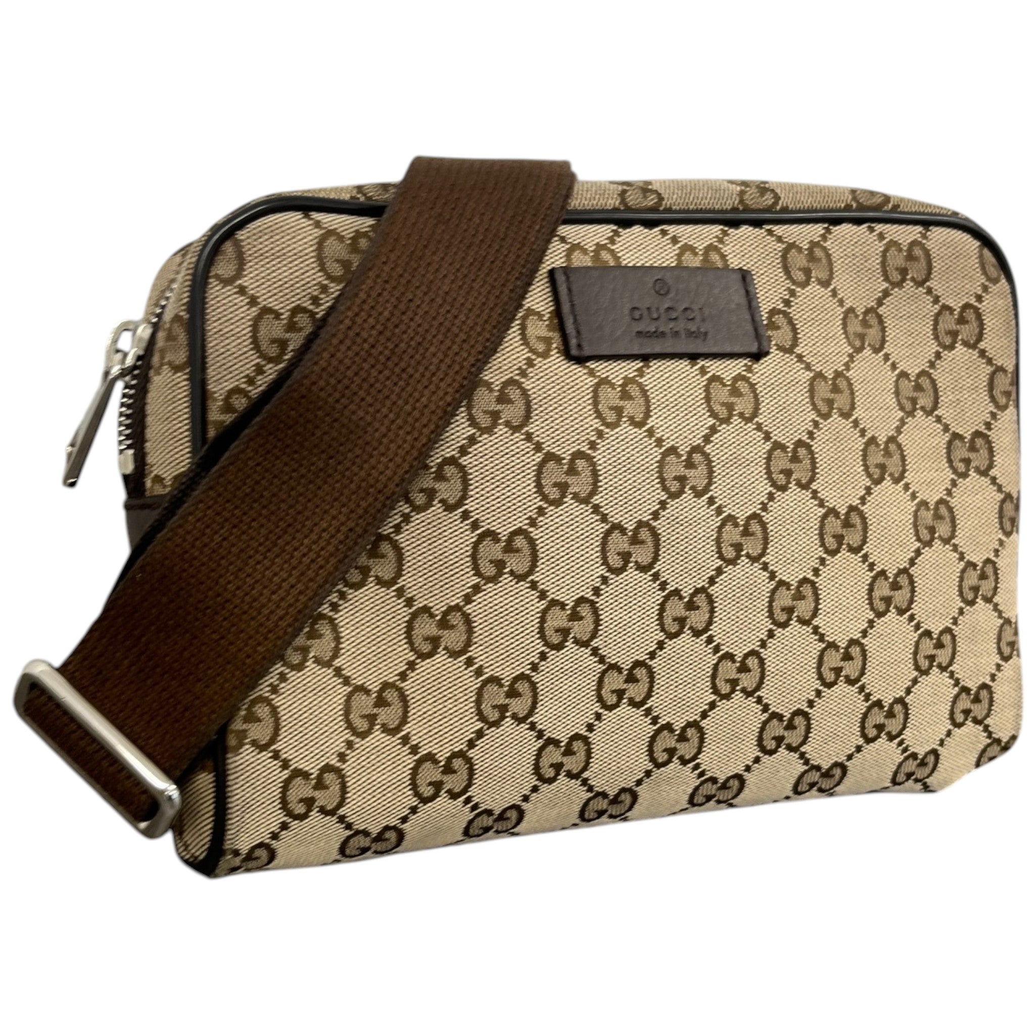 Men's Gg Supreme Belt Bag Beige