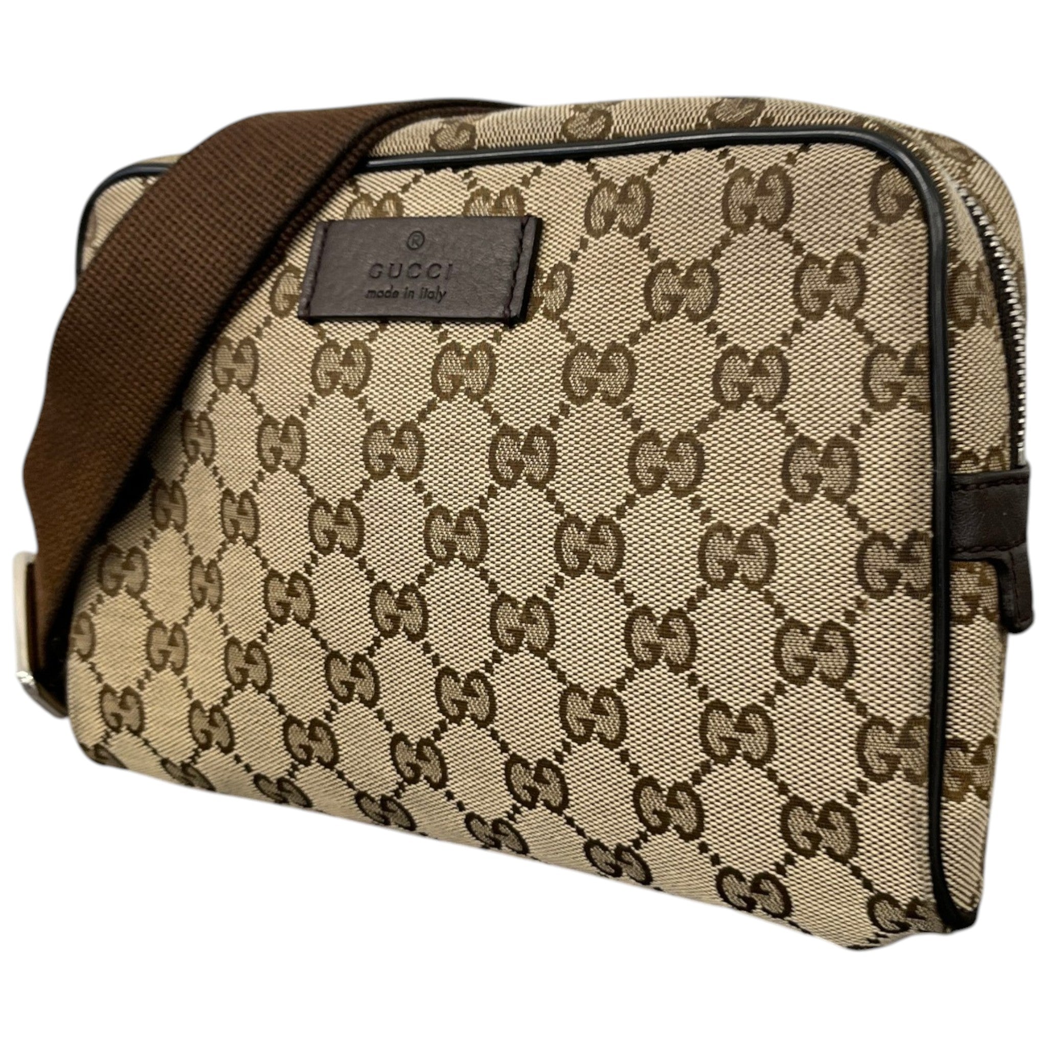 Men's Gg Supreme Belt Bag Beige