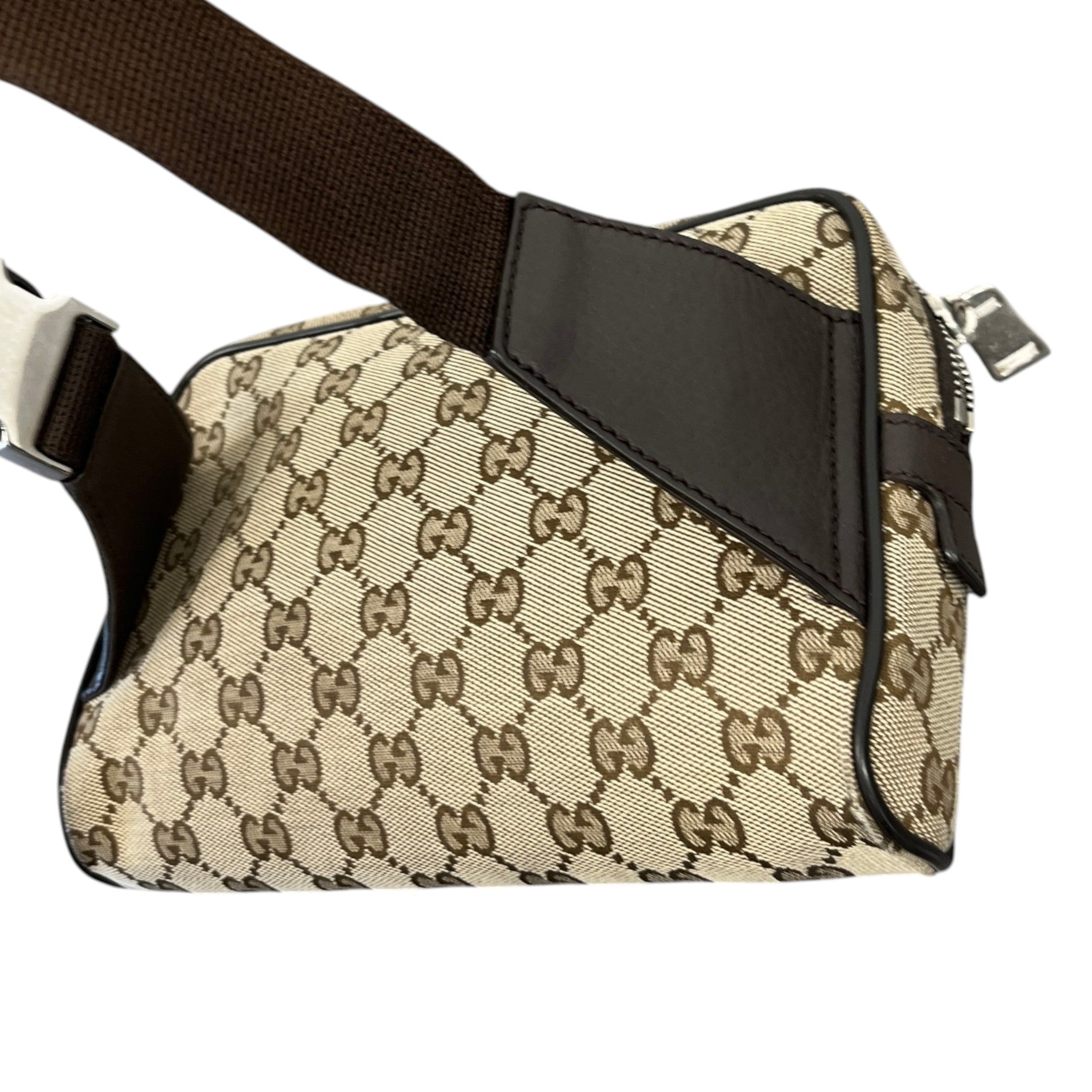 Men's Gg Supreme Belt Bag Beige