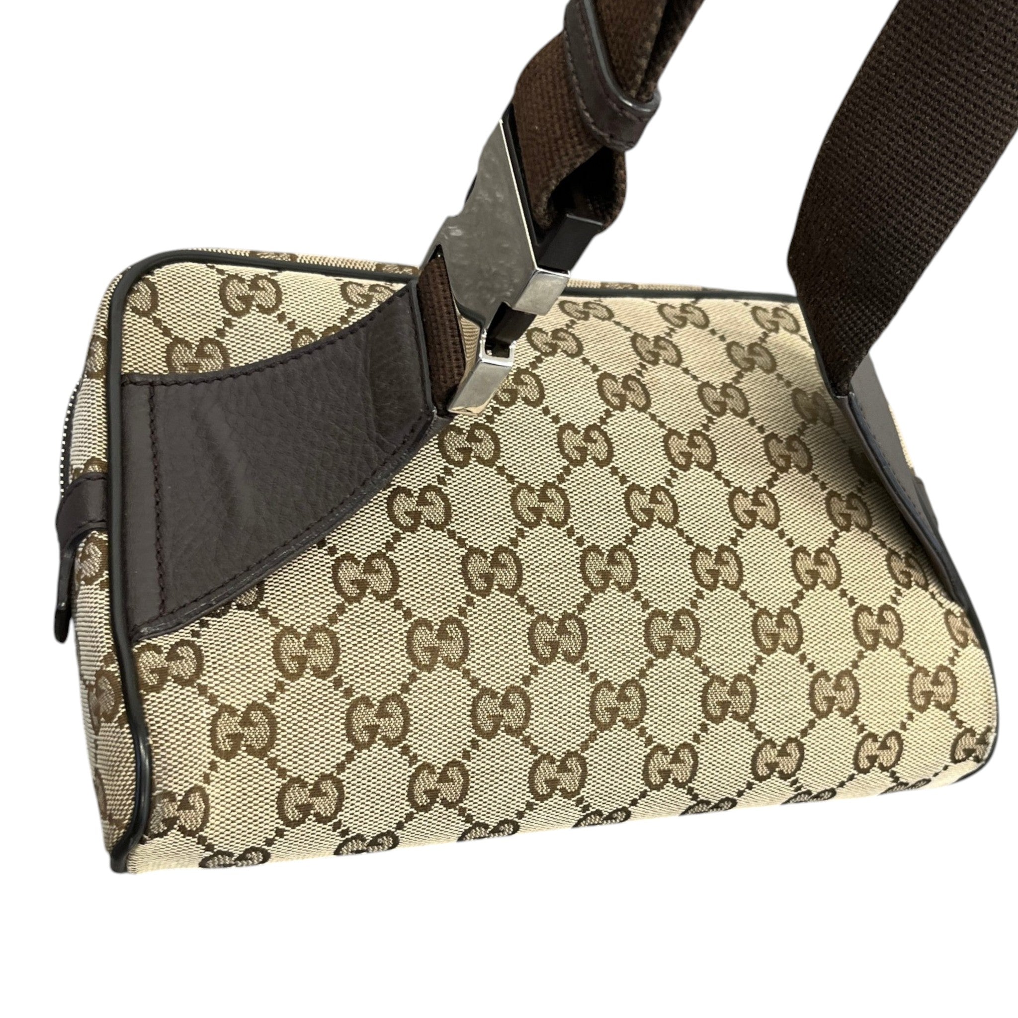 Men's Gg Supreme Belt Bag Beige