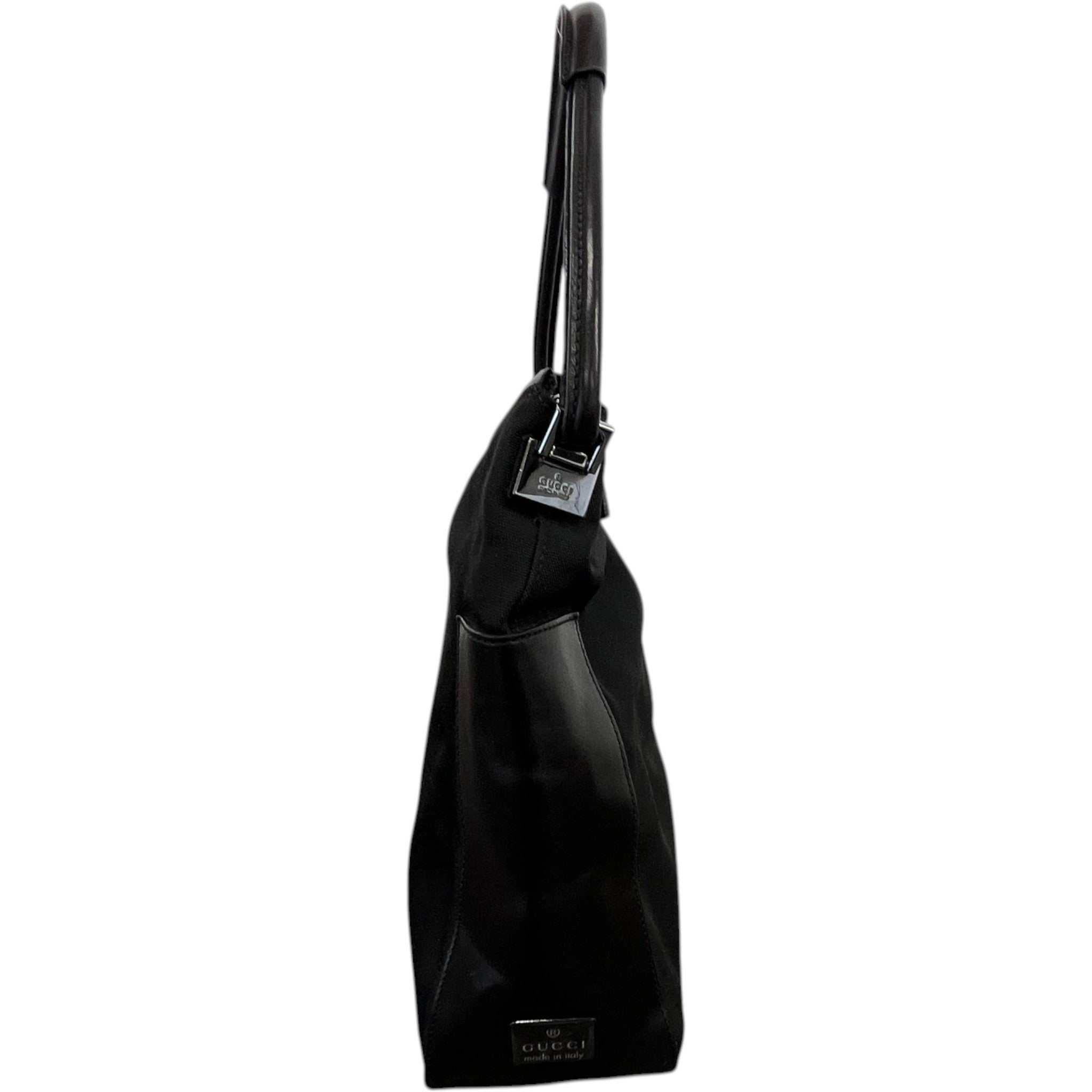 Women's Nylon Shoulder Bag Black