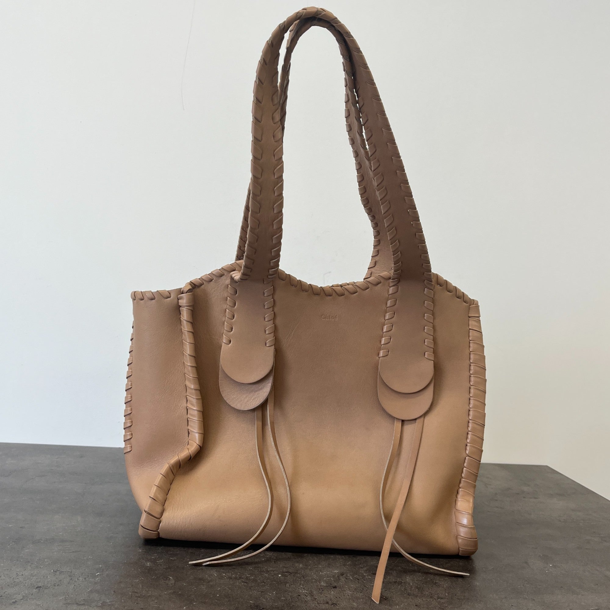 Women's Mony Small Tote Bag Beige