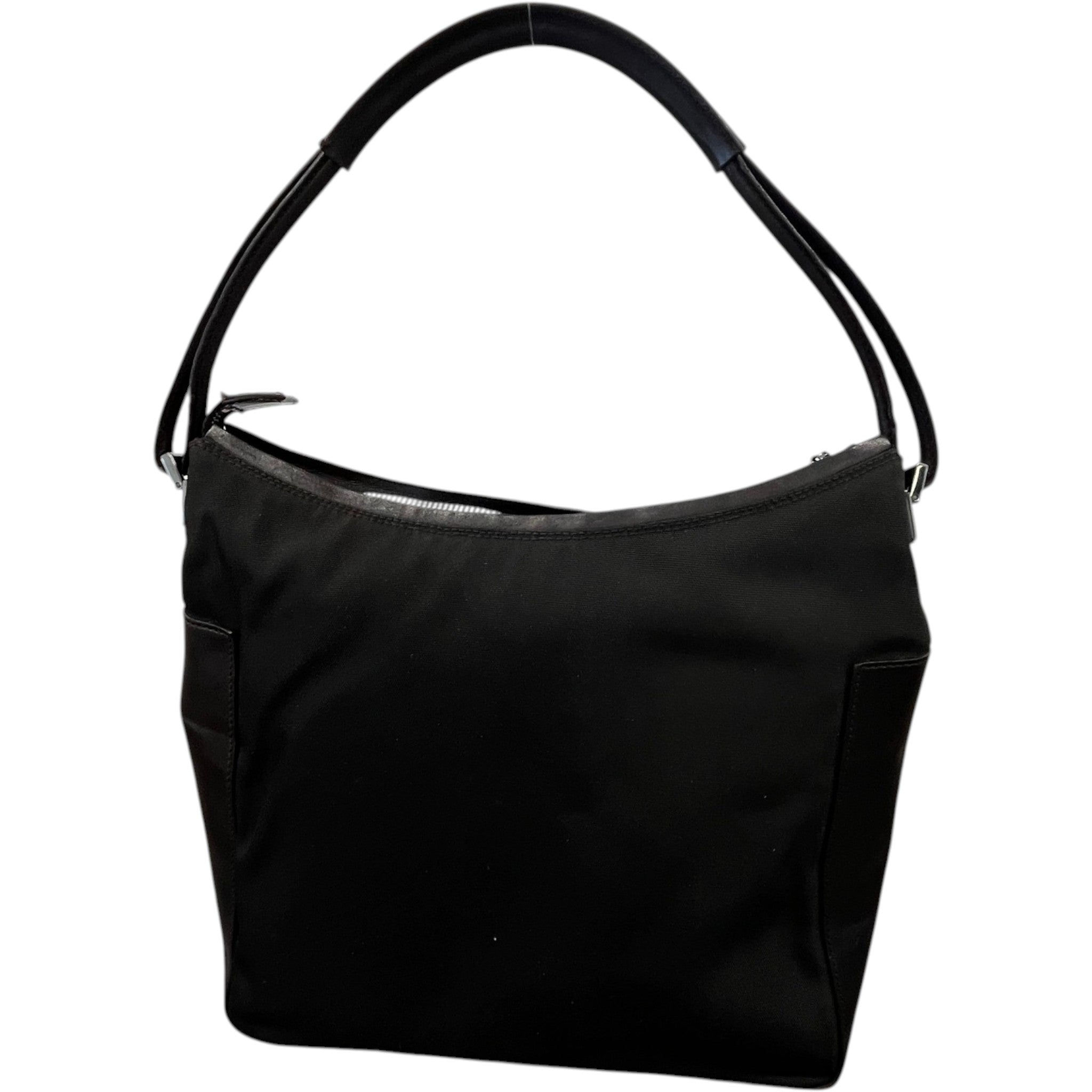 Women's Nylon Shoulder Bag Black