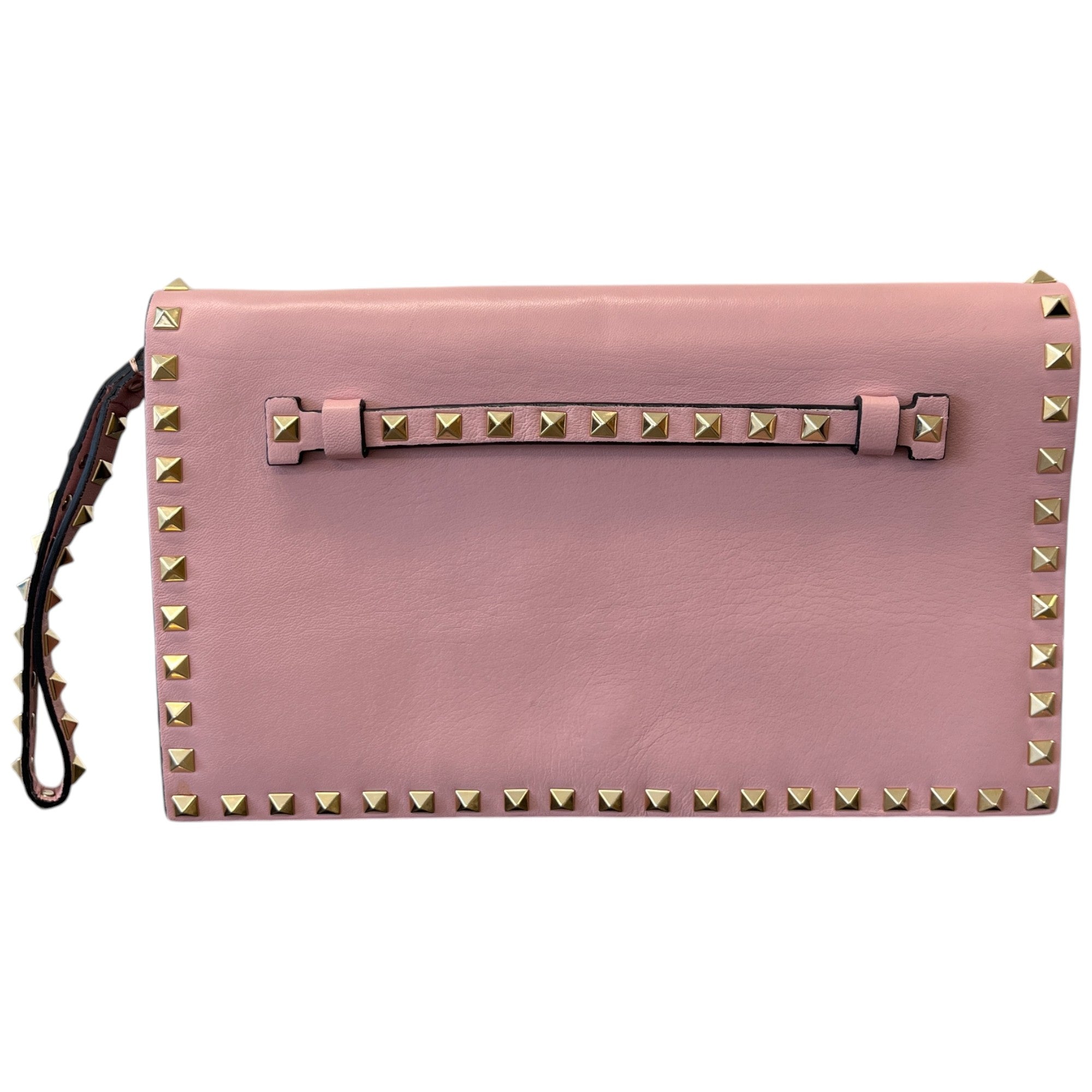 Women's Rockstud Wristlet Clutch Pink
