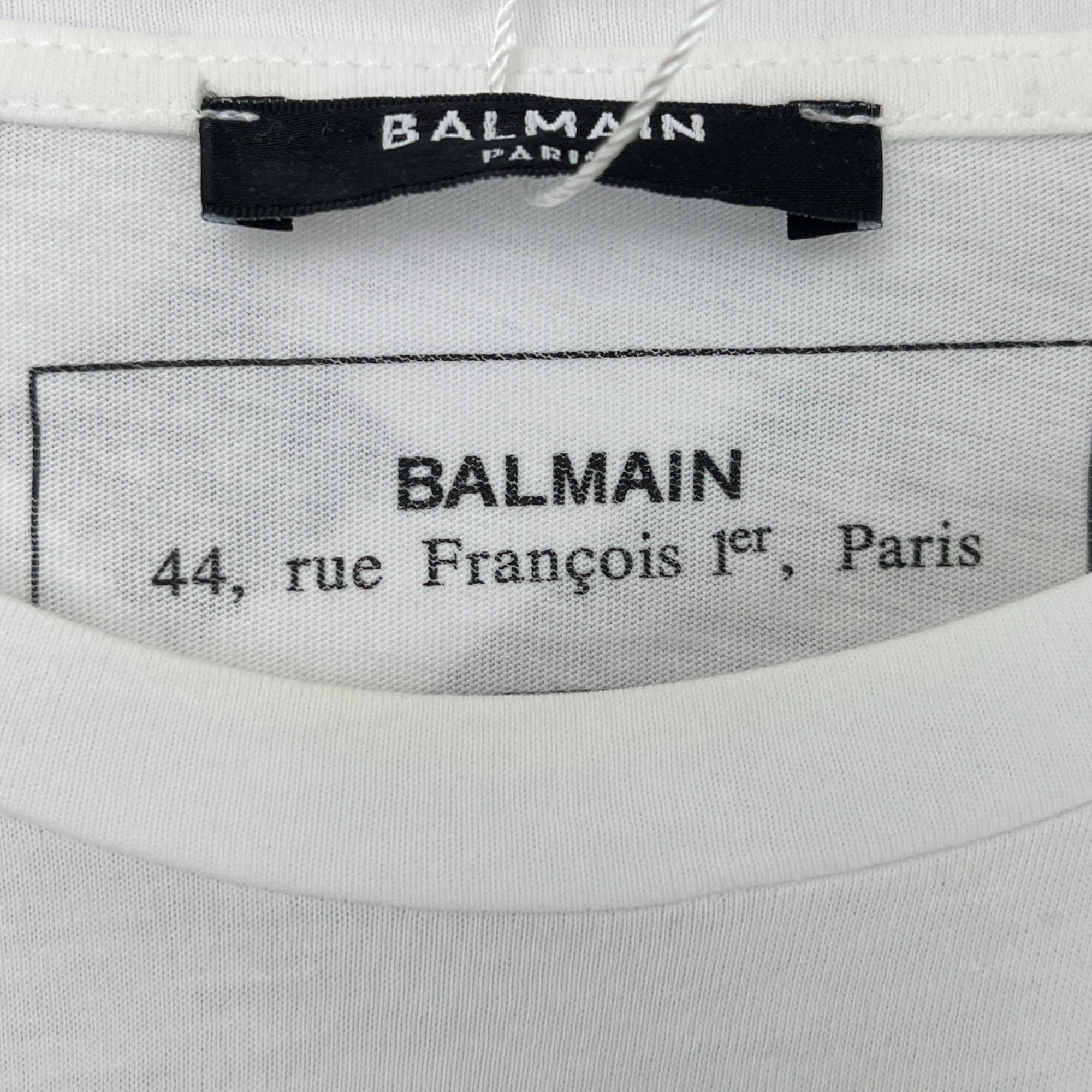 Men's Logo Print T-Shirt White Size IT 44 / UK XS