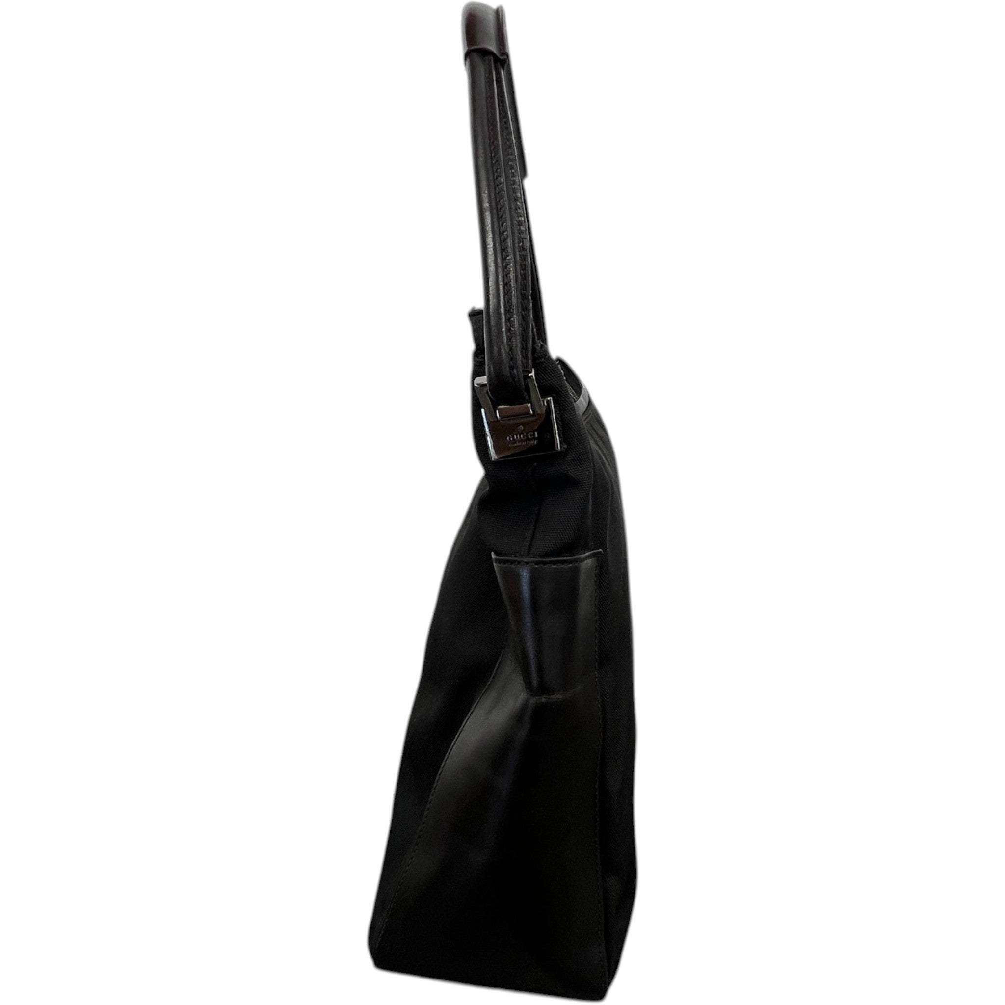 Women's Nylon Shoulder Bag Black