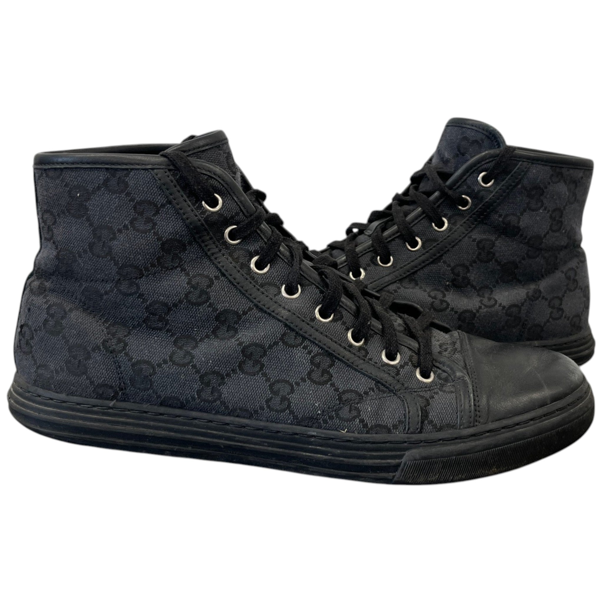 Men's Gg Supreme High Trainers Black Size EU 42 / UK 8