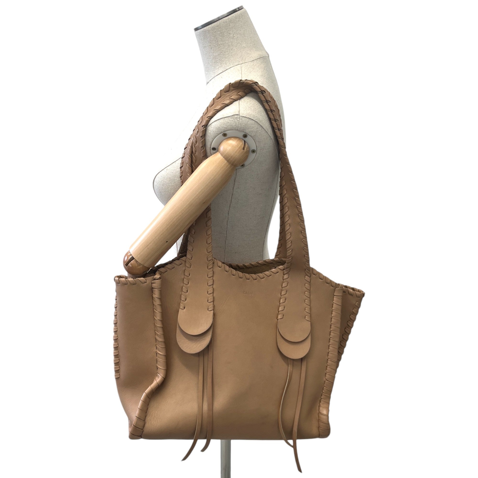 Women's Mony Small Tote Bag Beige