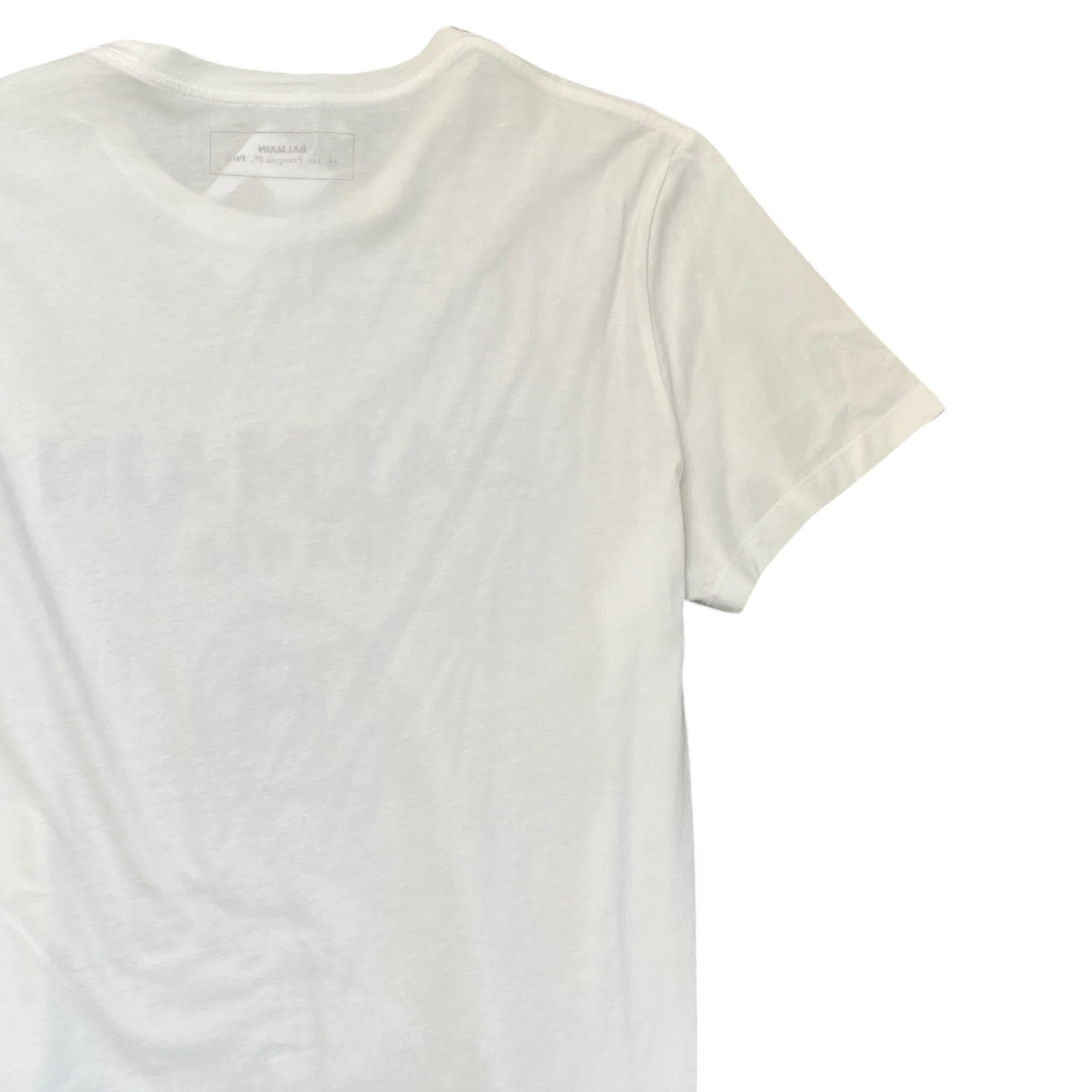 Men's Logo Print T-Shirt White Size IT 44 / UK XS