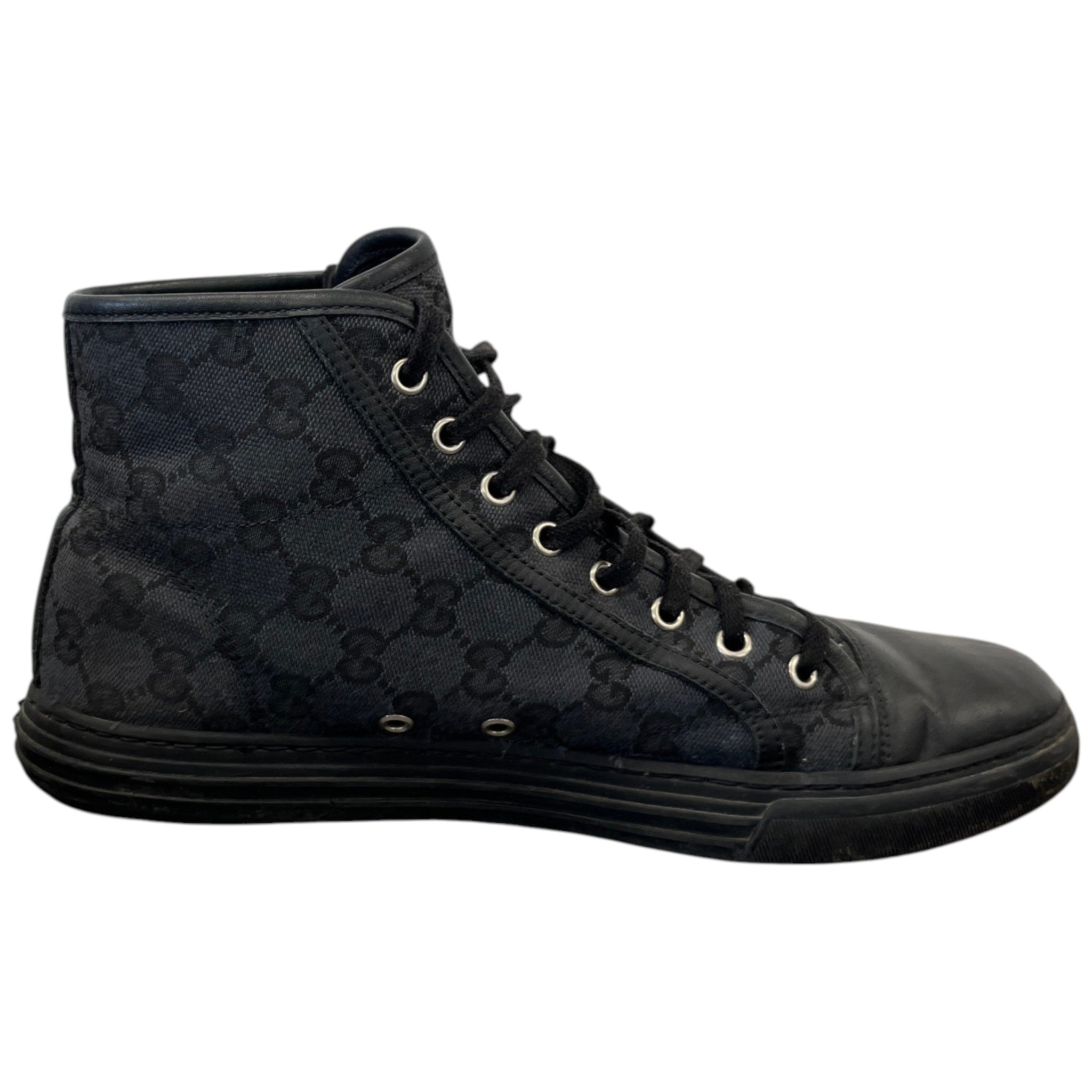 Men's Gg Supreme High Trainers Black Size EU 42 / UK 8