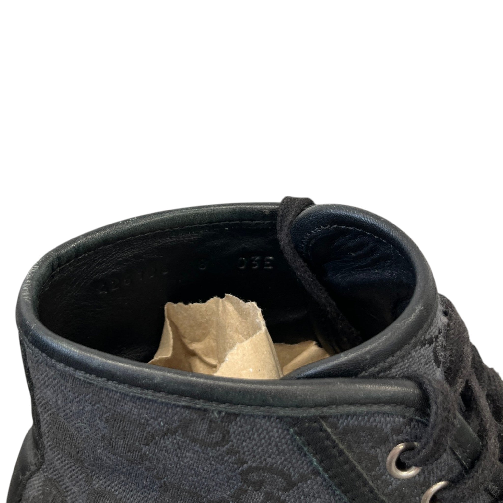 Men's Gg Supreme High Trainers Black Size EU 42 / UK 8