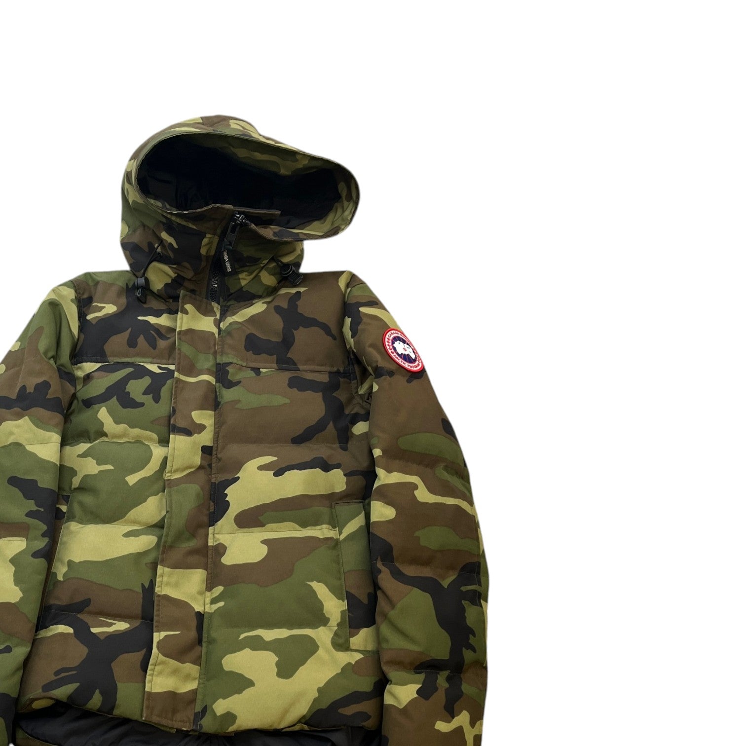 Men's Camo Macmillan Parka Down Jacket Khaki Size XS