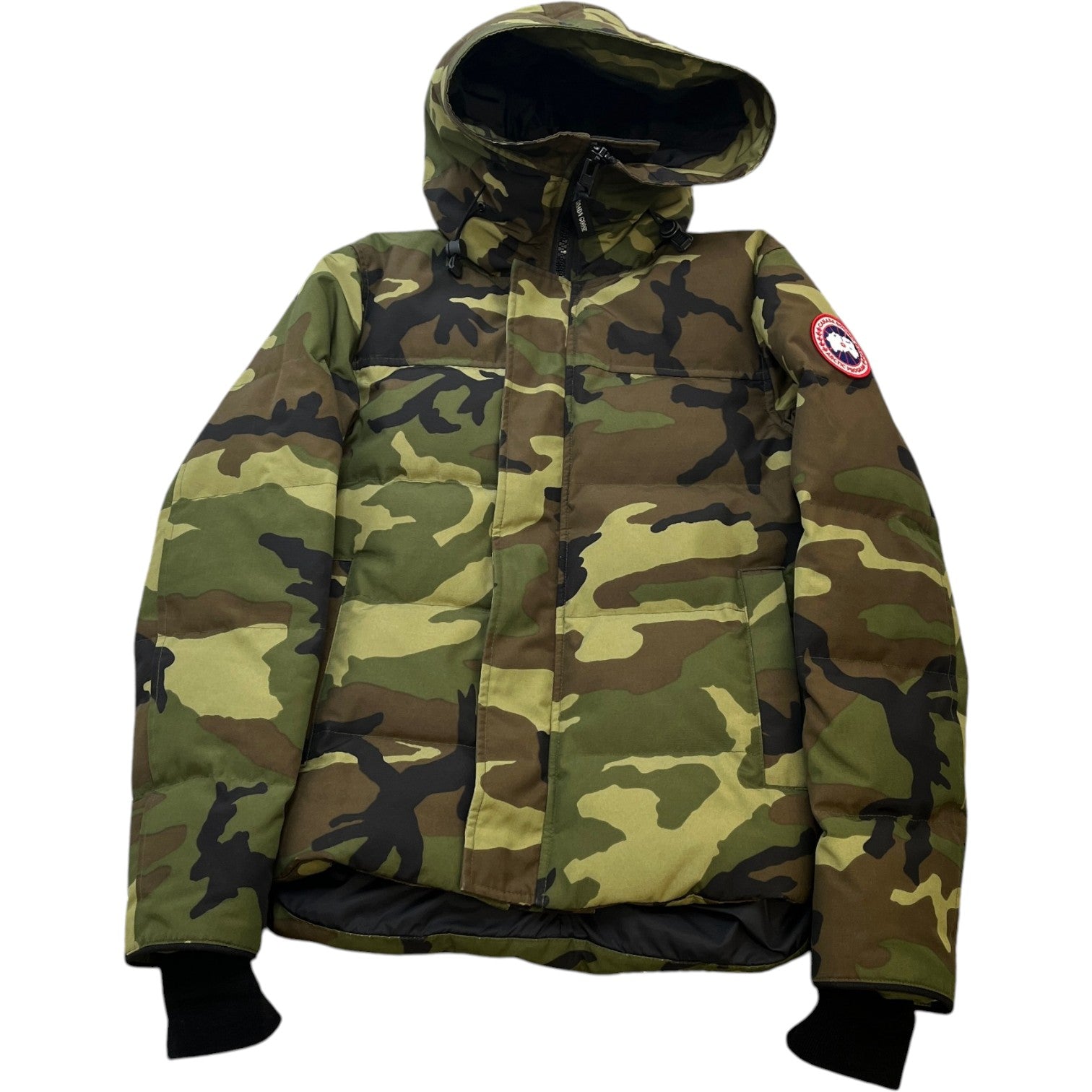 Men's Camo Macmillan Parka Down Jacket Khaki Size XS