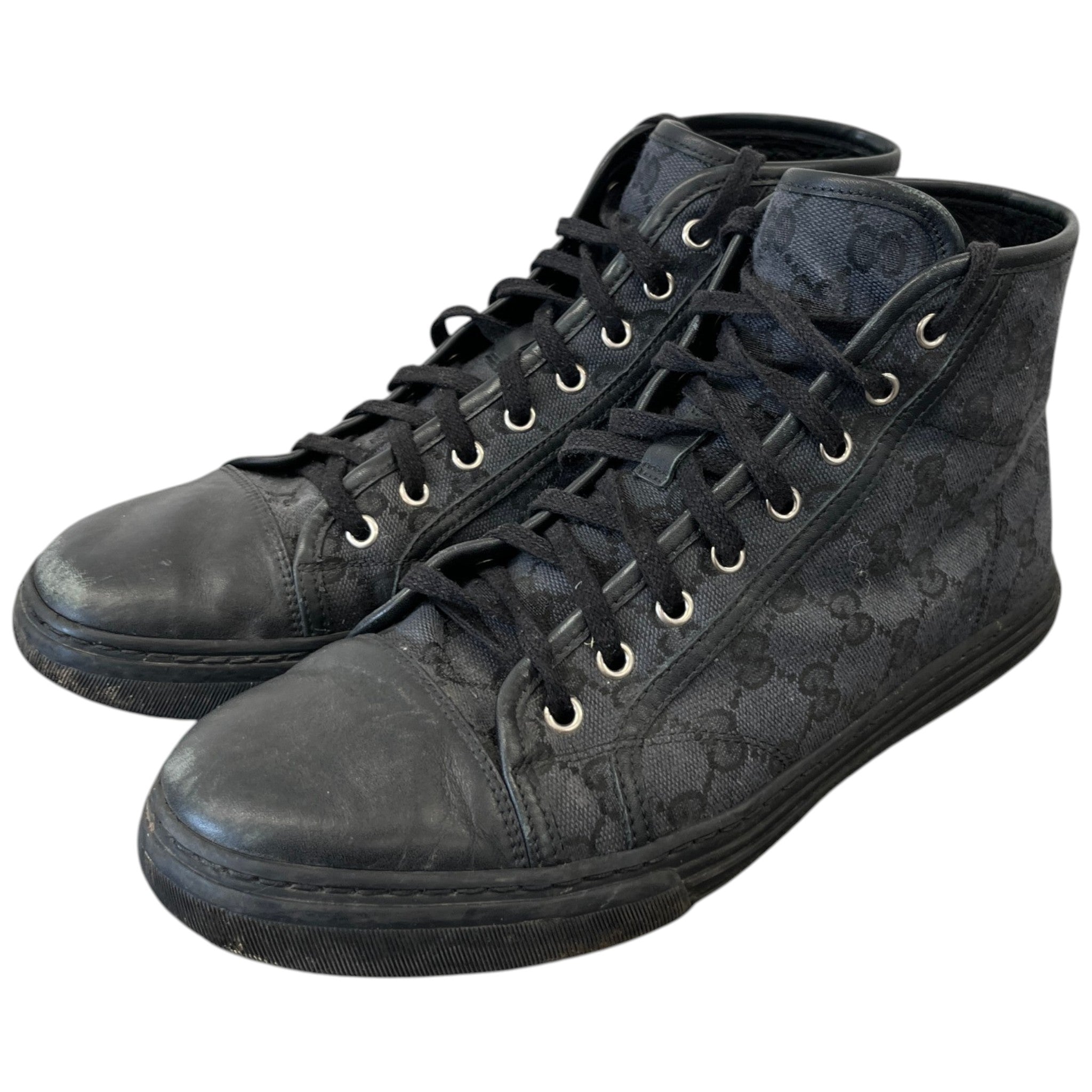 Men's Gg Supreme High Trainers Black Size EU 42 / UK 8